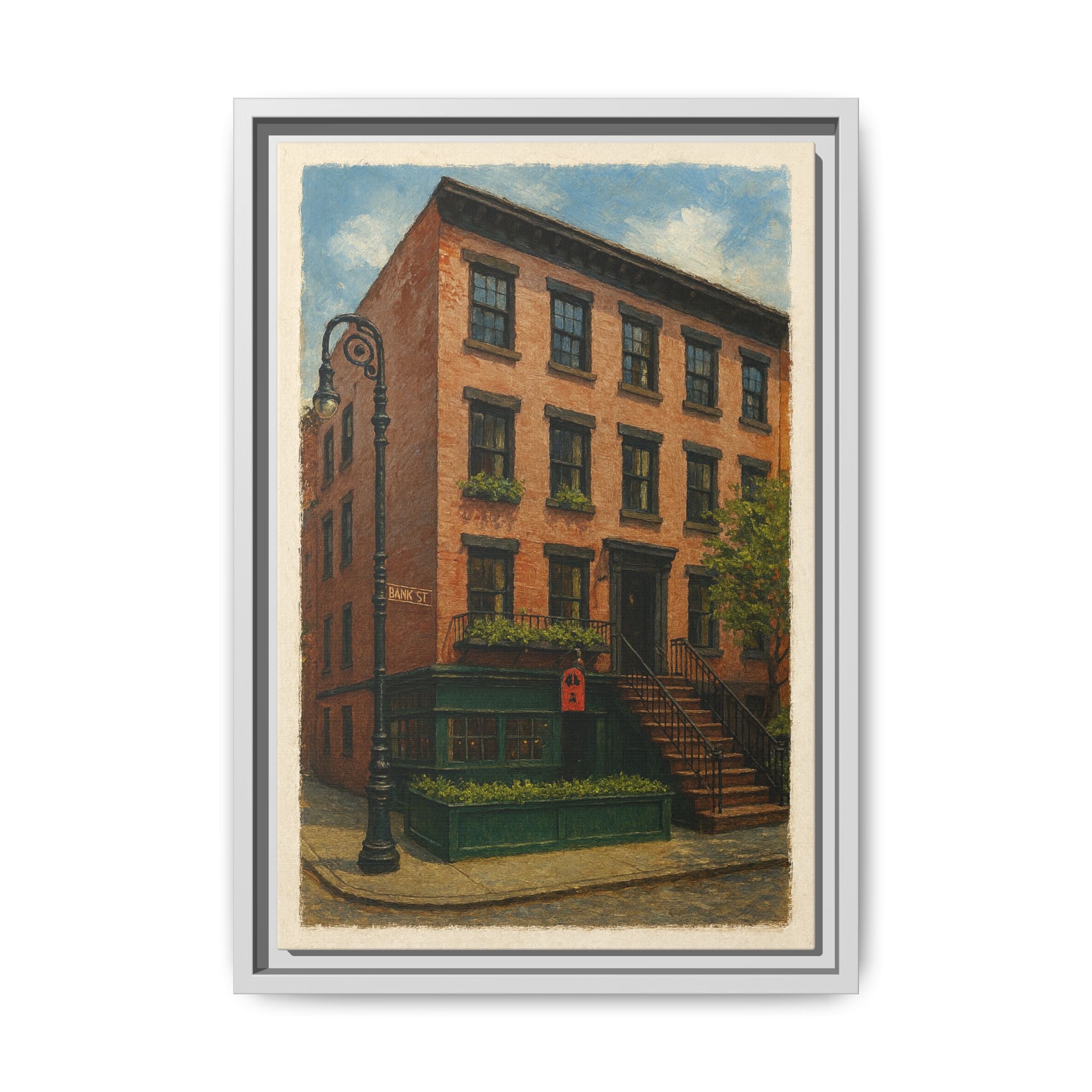 The Waverly Inn II — Restaurant Print | Matte Canvas + Wooden Frame