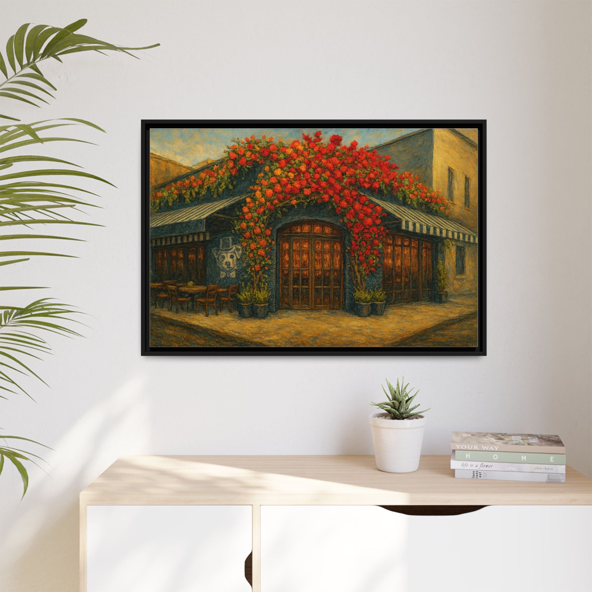 LouLou restaurant art anniversary gift framed print