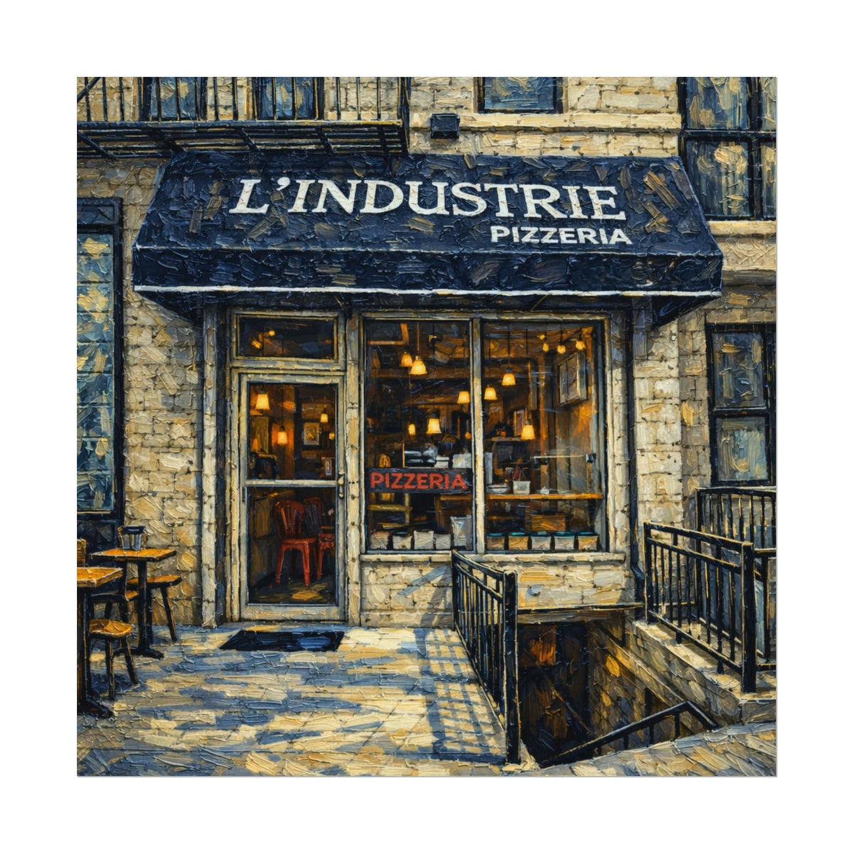 L'industrie Pizza unframed paper art print