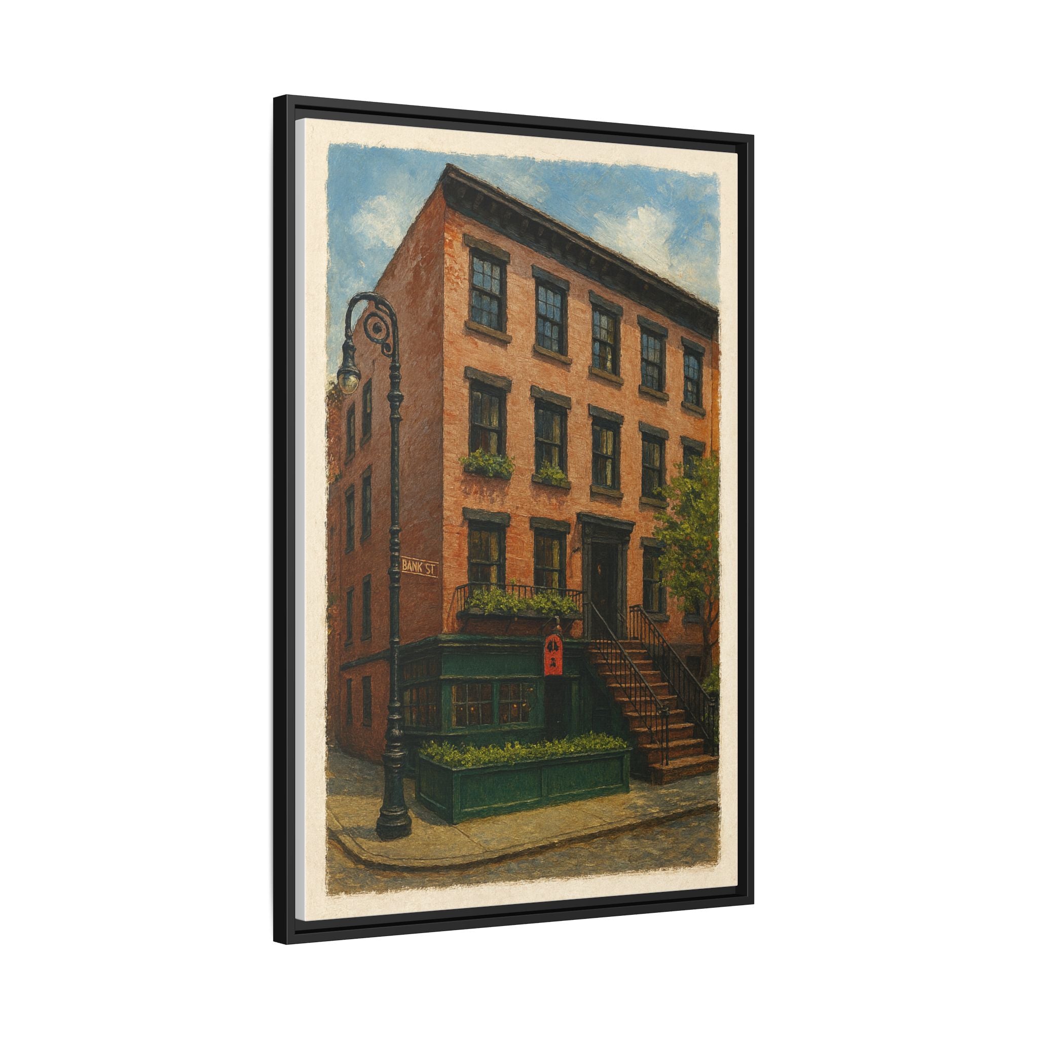 The Waverly Inn II — Restaurant Print | Matte Canvas + Wooden Frame