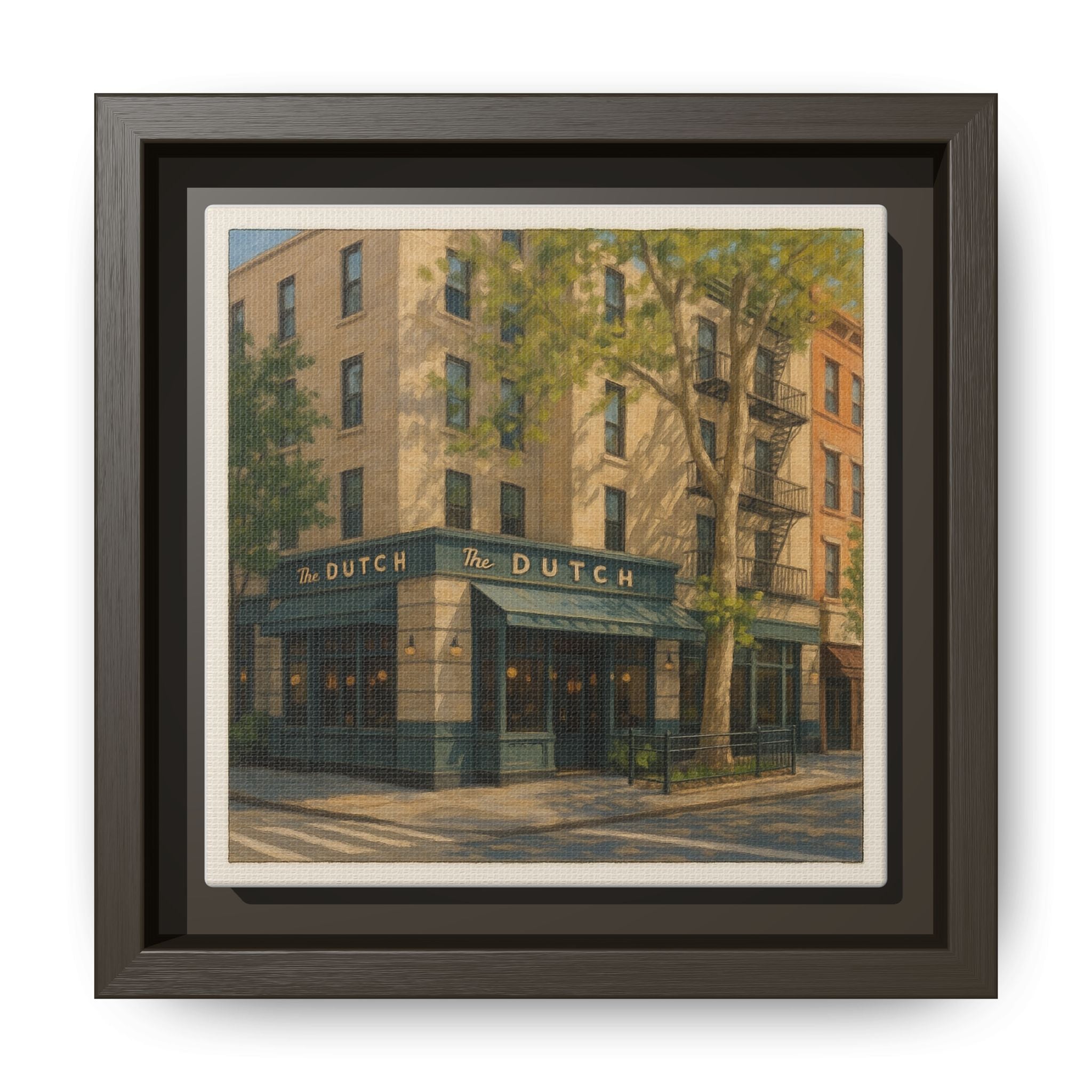 The Dutch — Restaurant Print | Matte Canvas + Wooden Frame