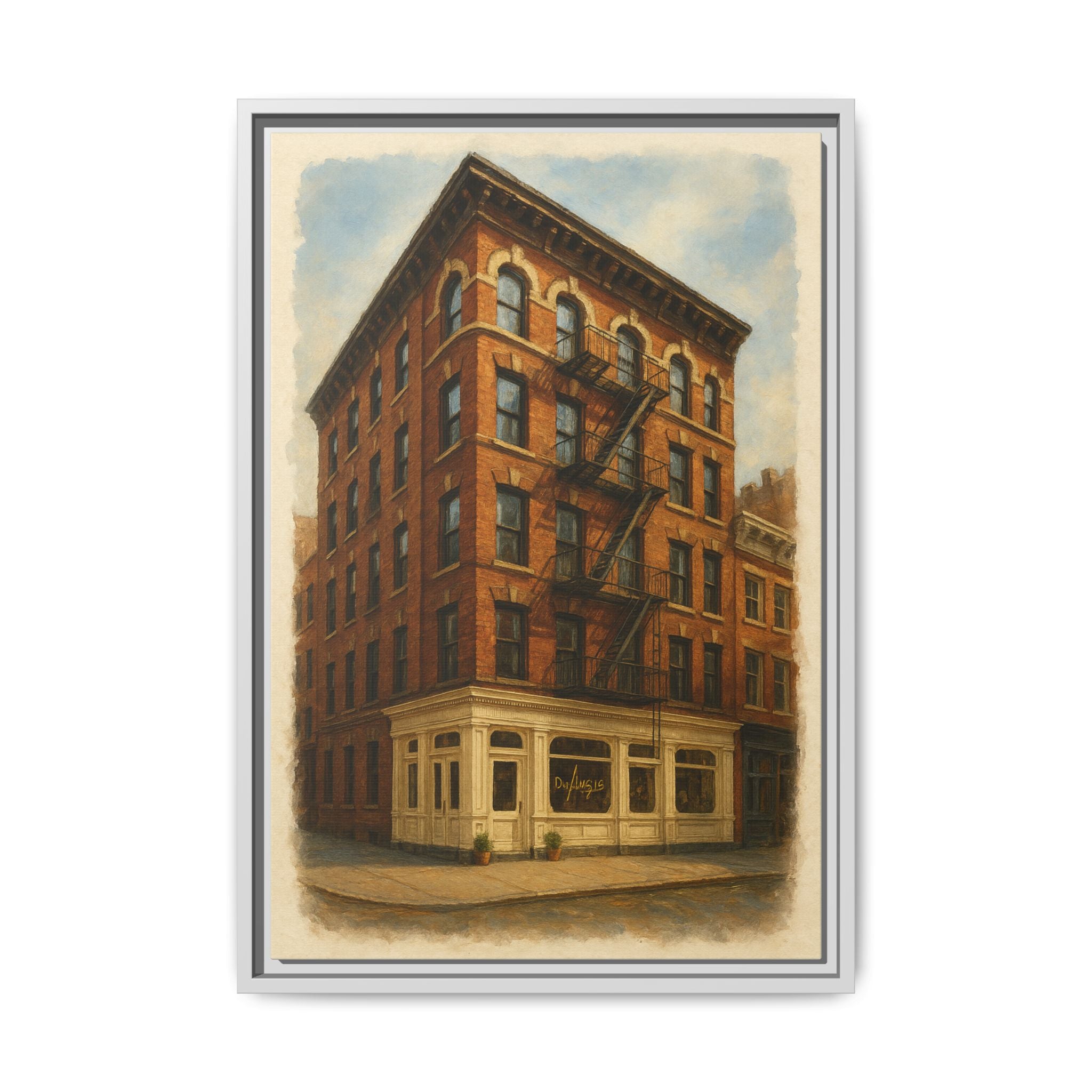 Don Angie — Restaurant Print | Matte Canvas + Wooden Frame