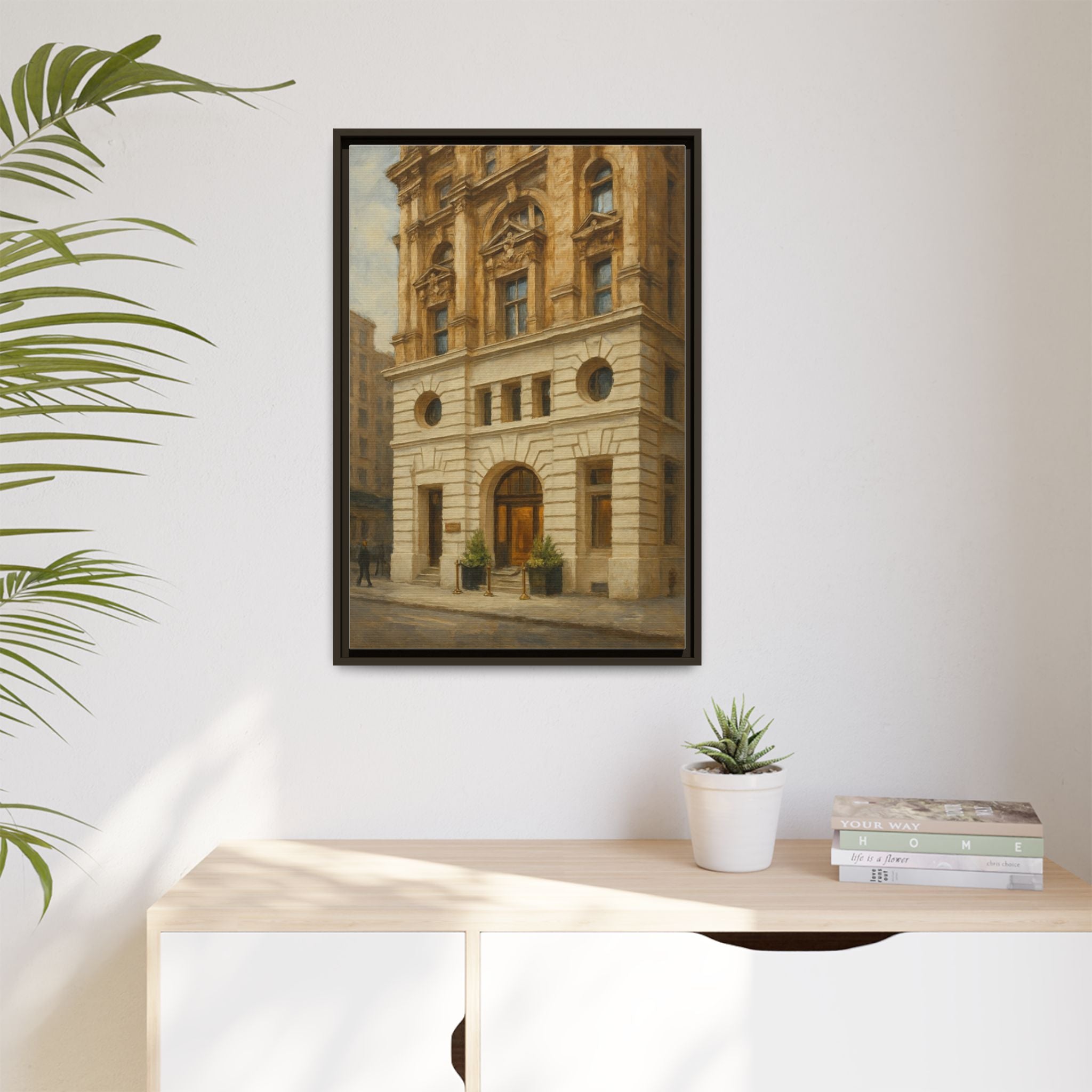 Beef Bar New York — Restaurant Print | Matte Canvas + Wooden Frame