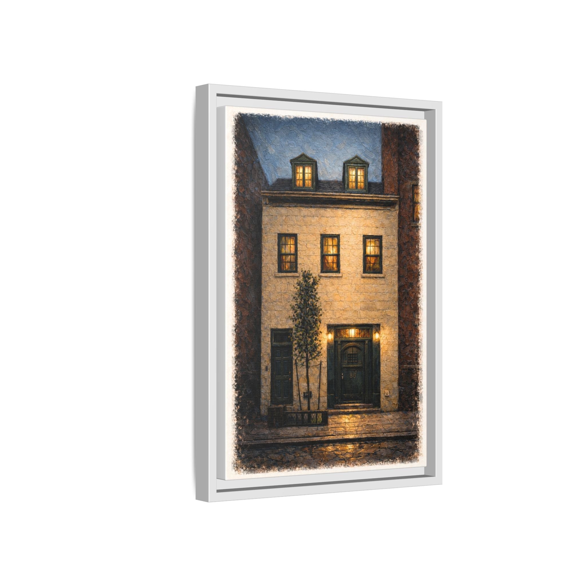 The Eighty Six — Restaurant Print | Matte Canvas + Wooden Frame