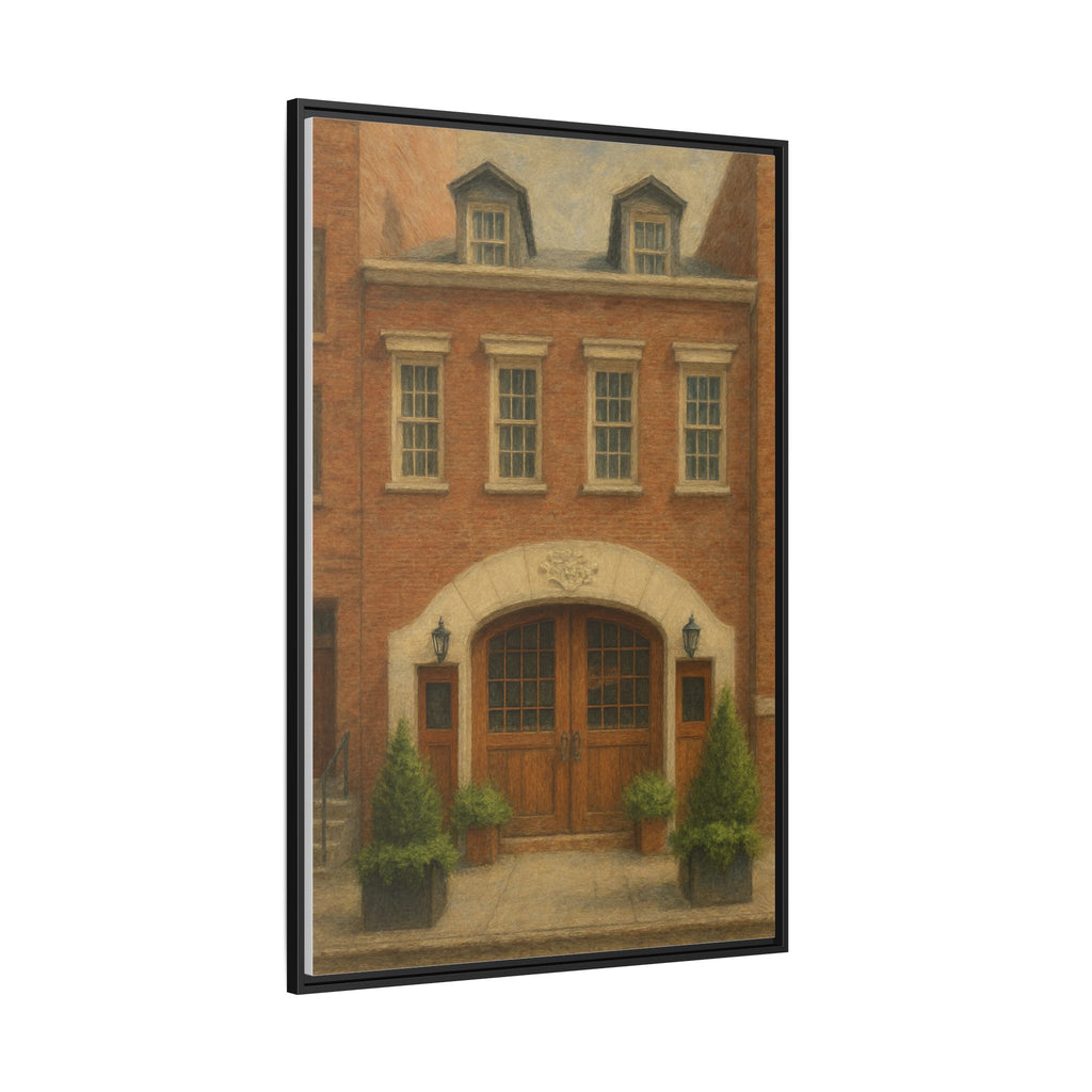 One If By Land, Two If By Sea — Restaurant Print | Matte Canvas + Wooden Frame