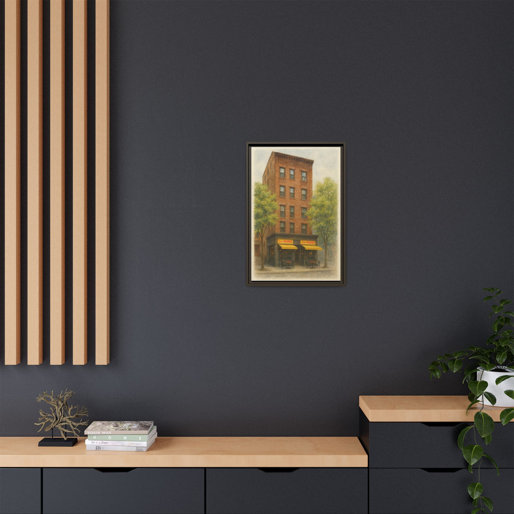 Casa Mono — Restaurant Print | Matte Canvas + Wooden Frame