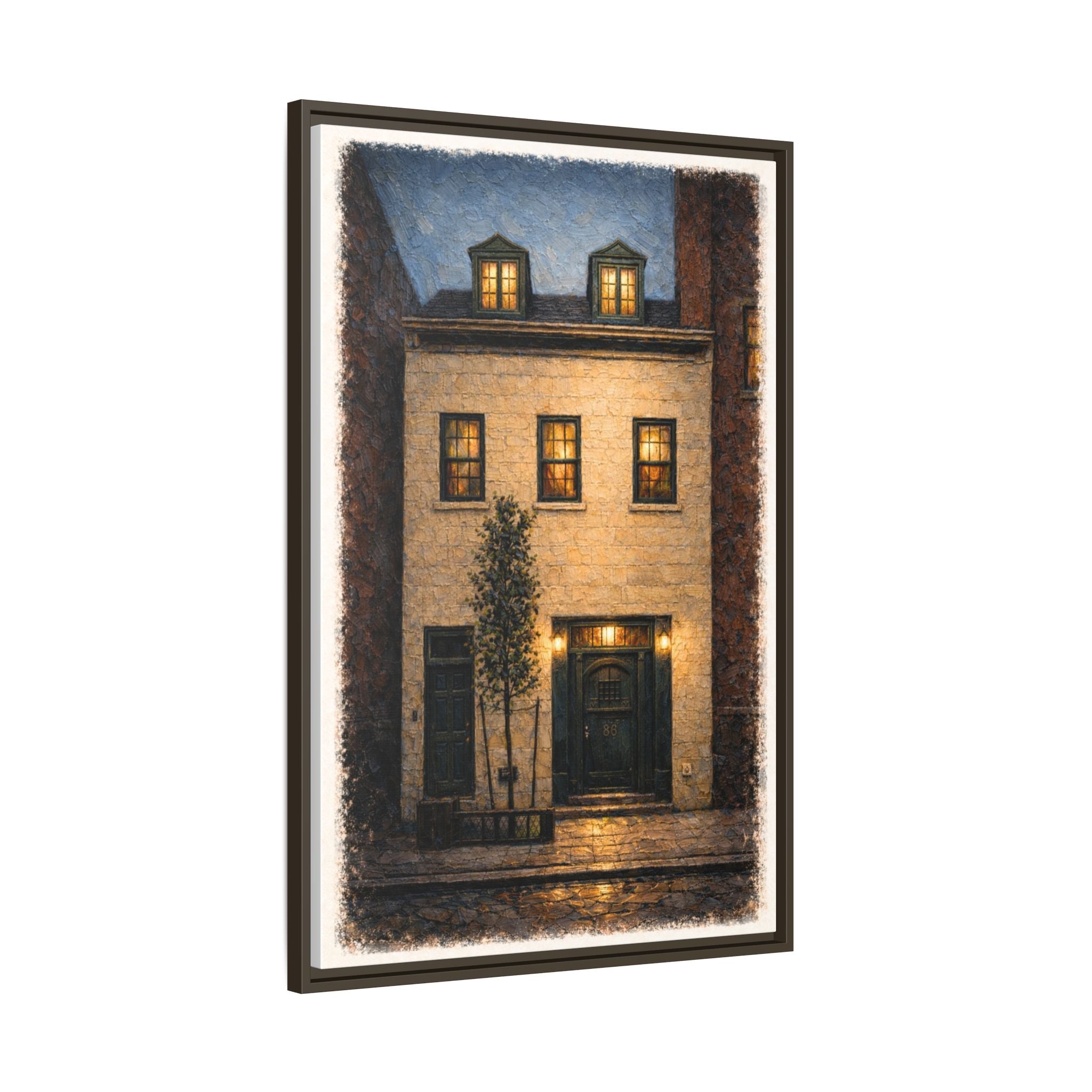 The Eighty Six — Restaurant Print | Matte Canvas + Wooden Frame