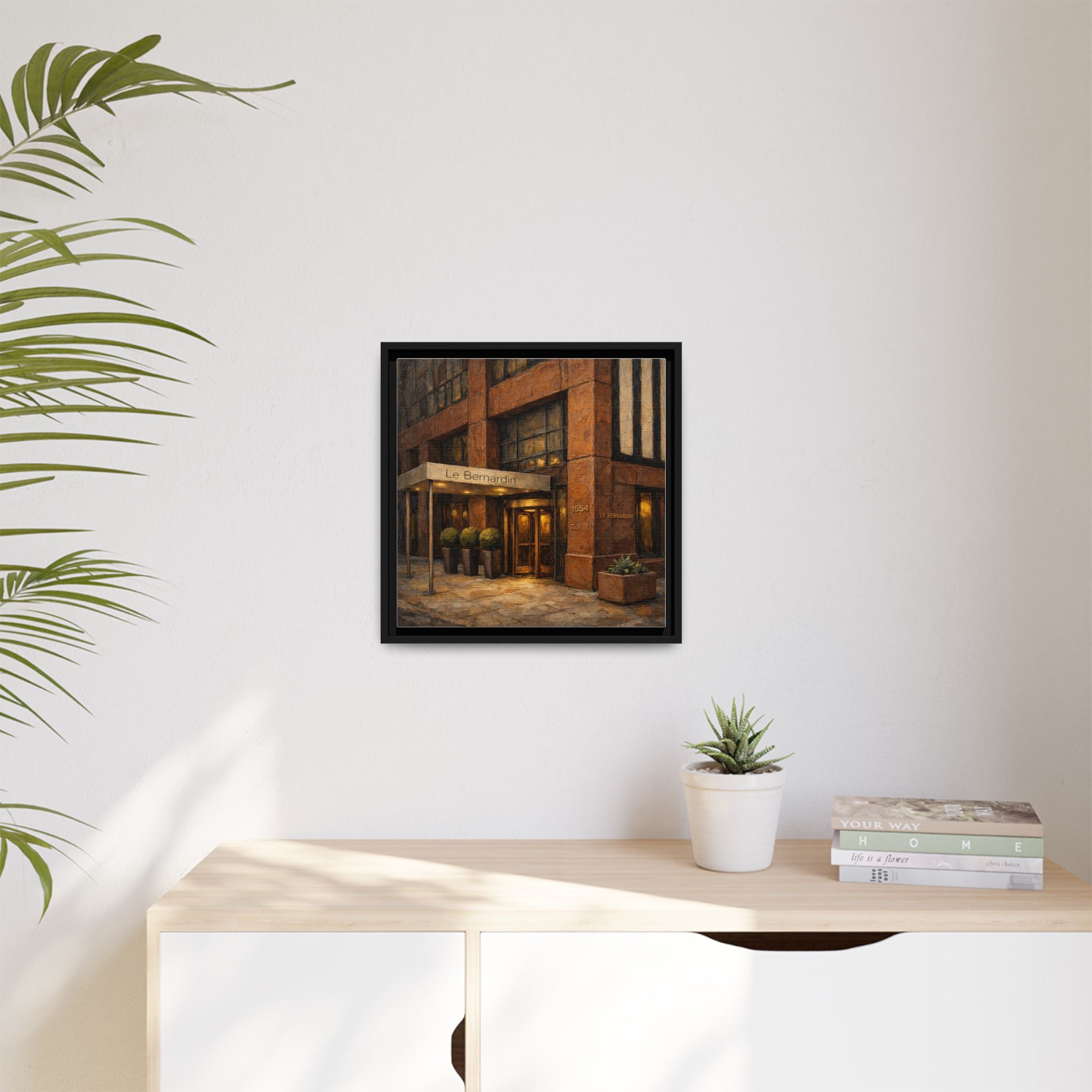 Le Bernardin — Restaurant Print | Matte Canvas + Wooden Frame