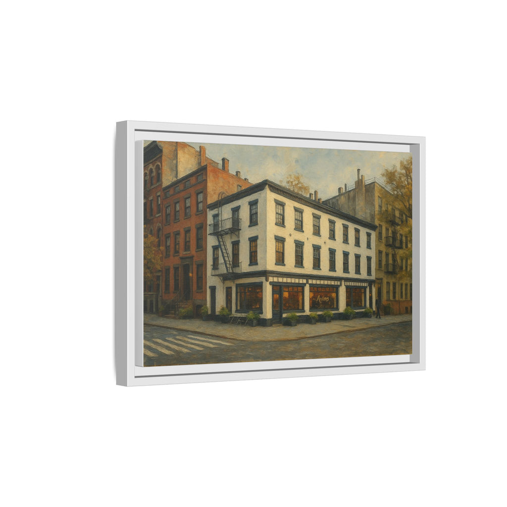 Anton's — Restaurant Print | Matte Canvas + Wooden Frame