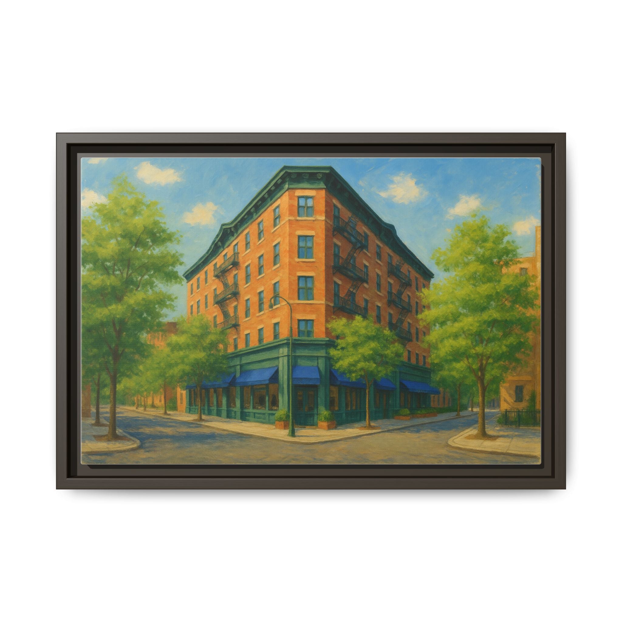 The Mary Lane — Restaurant Print | Matte Canvas + Wooden Frame