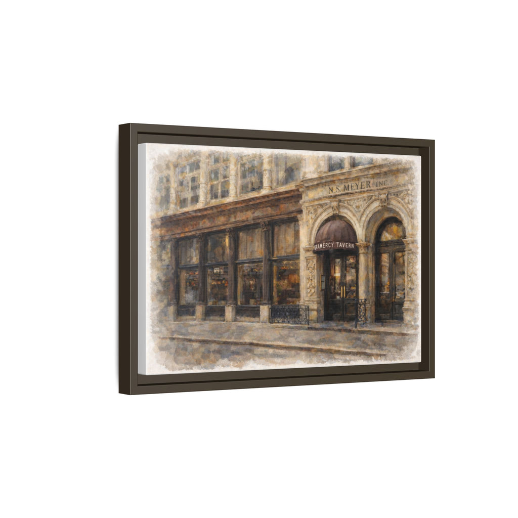 Gramercy Tavern — Restaurant Print | Matte Canvas + Wooden Frame