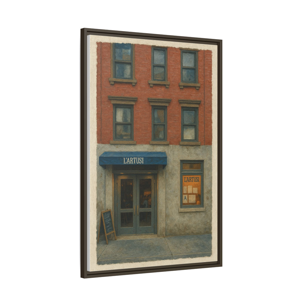 L'Artusi — Restaurant Print | Matte Canvas + Wooden Frame