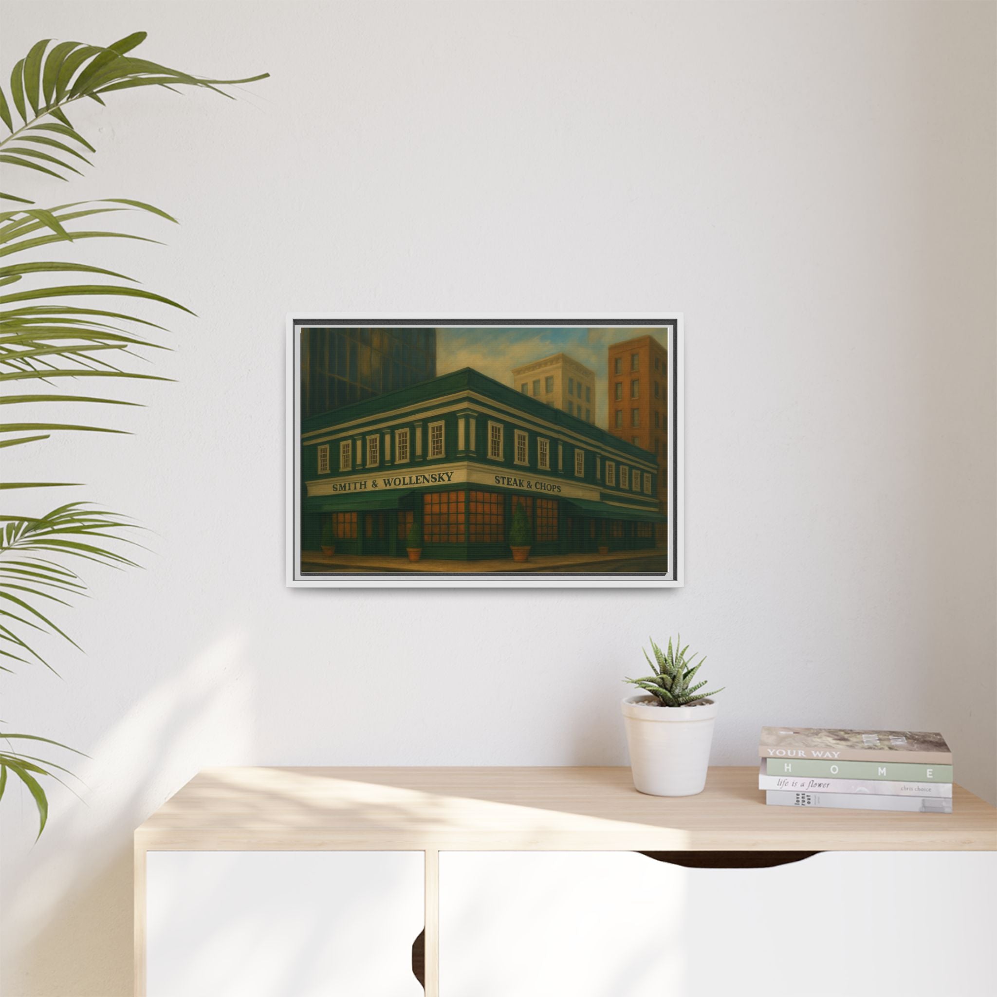 Smith and Wollensky — Restaurant Print | Matte Canvas + Wooden Frame