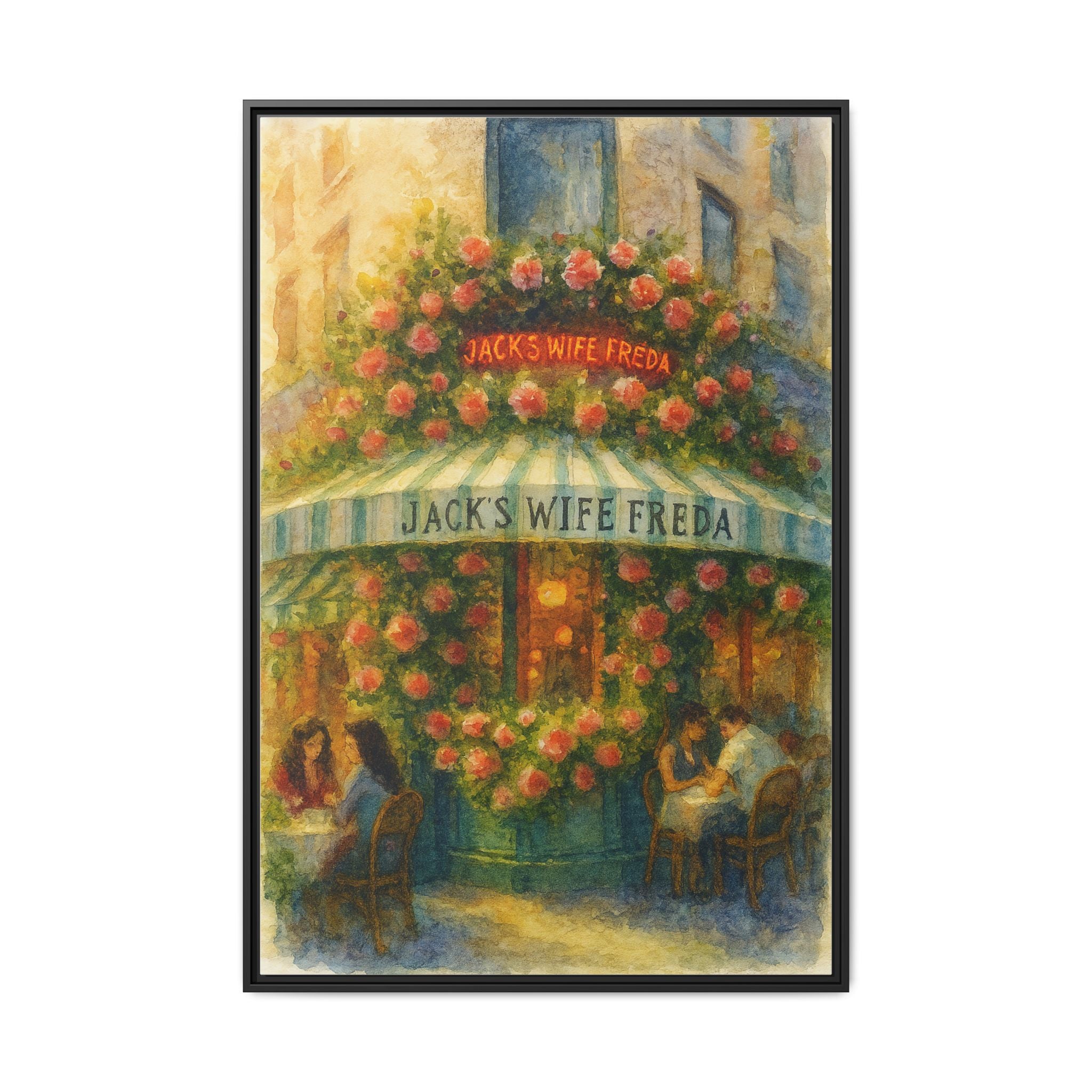 Jack's Wife Freda — Restaurant Print | Matte Canvas + Wooden Frame