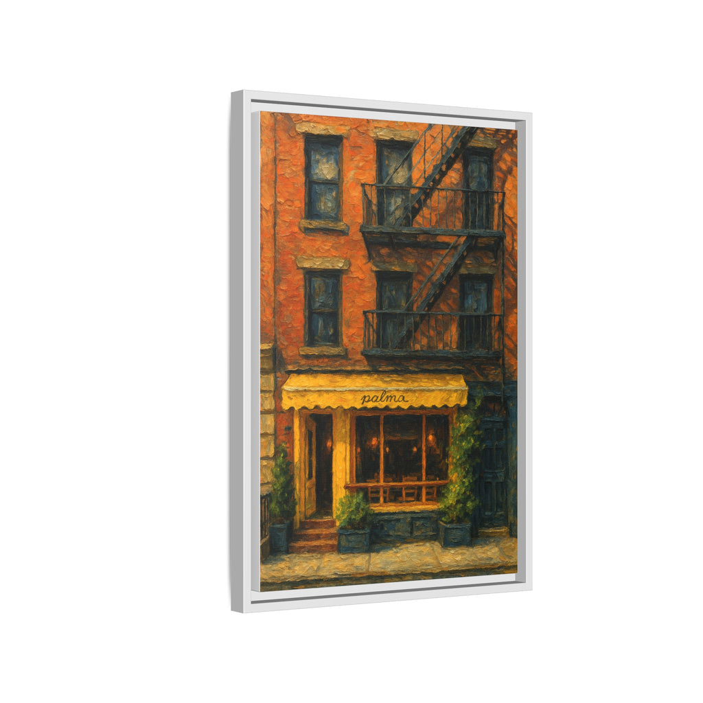 Palma II — Restaurant Print | Matte Canvas + Wooden Frame