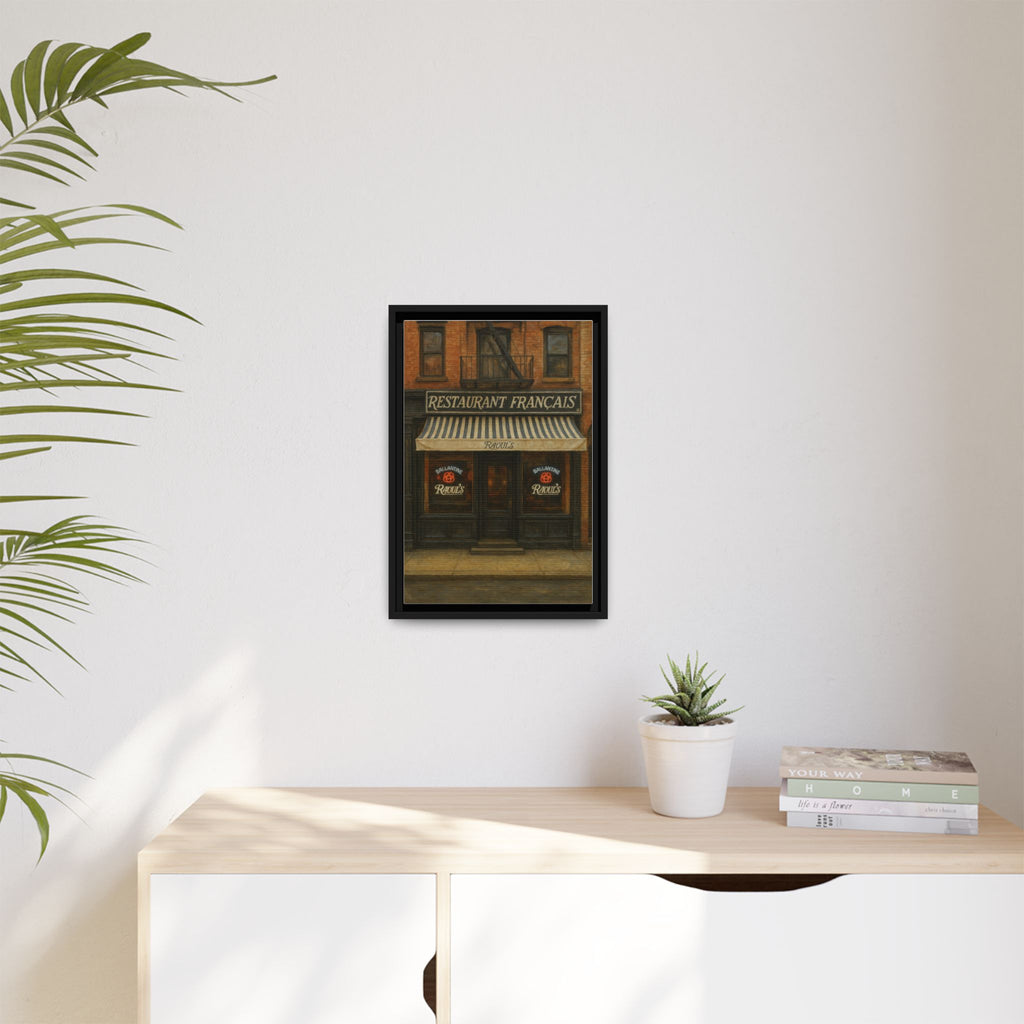 Raoul's Restaurant — Restaurant Print | Matte Canvas + Wooden Frame