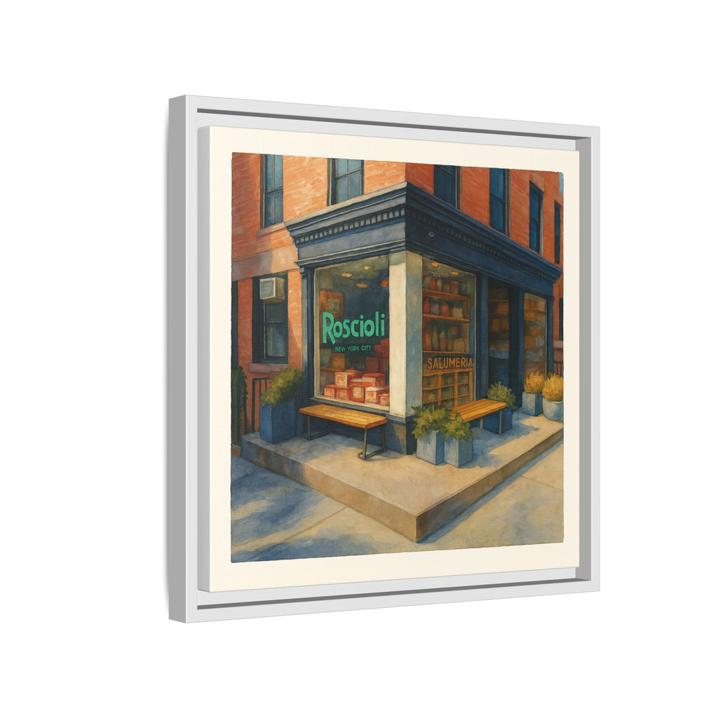 Roscioli Restaurant — Restaurant Print | Matte Canvas + Wooden Frame