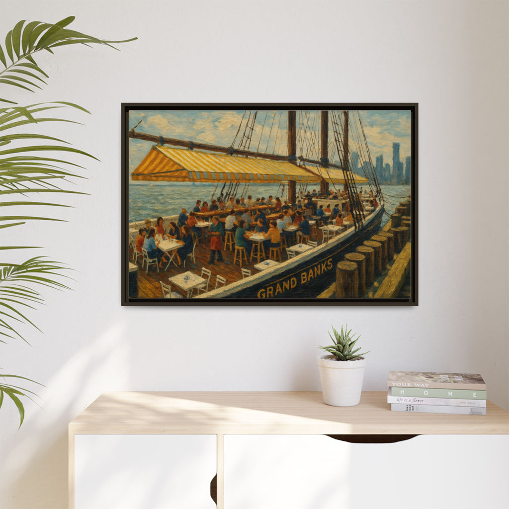 Grand Banks restaurant painting anniversary gift Manhattan dining