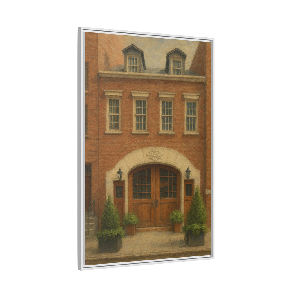 One If By Land, Two If By Sea — Restaurant Print | Matte Canvas + Wooden Frame