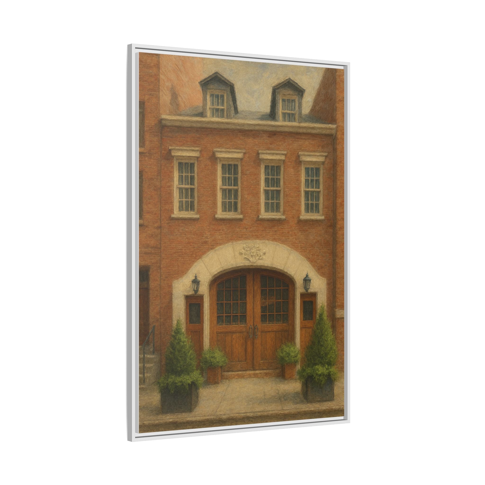 One If By Land, Two If By Sea — Restaurant Print | Matte Canvas + Wooden Frame