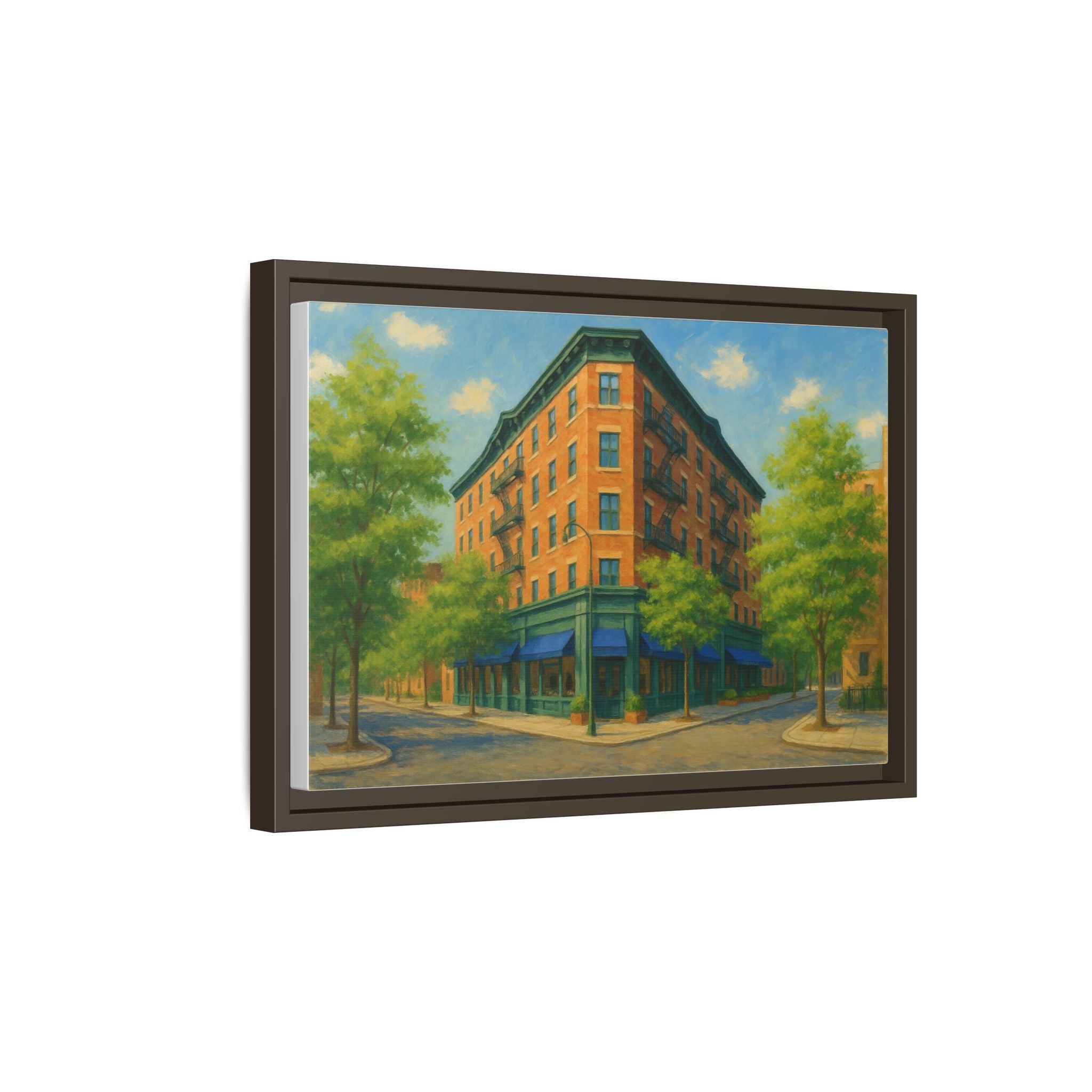 The Mary Lane — Restaurant Print | Matte Canvas + Wooden Frame