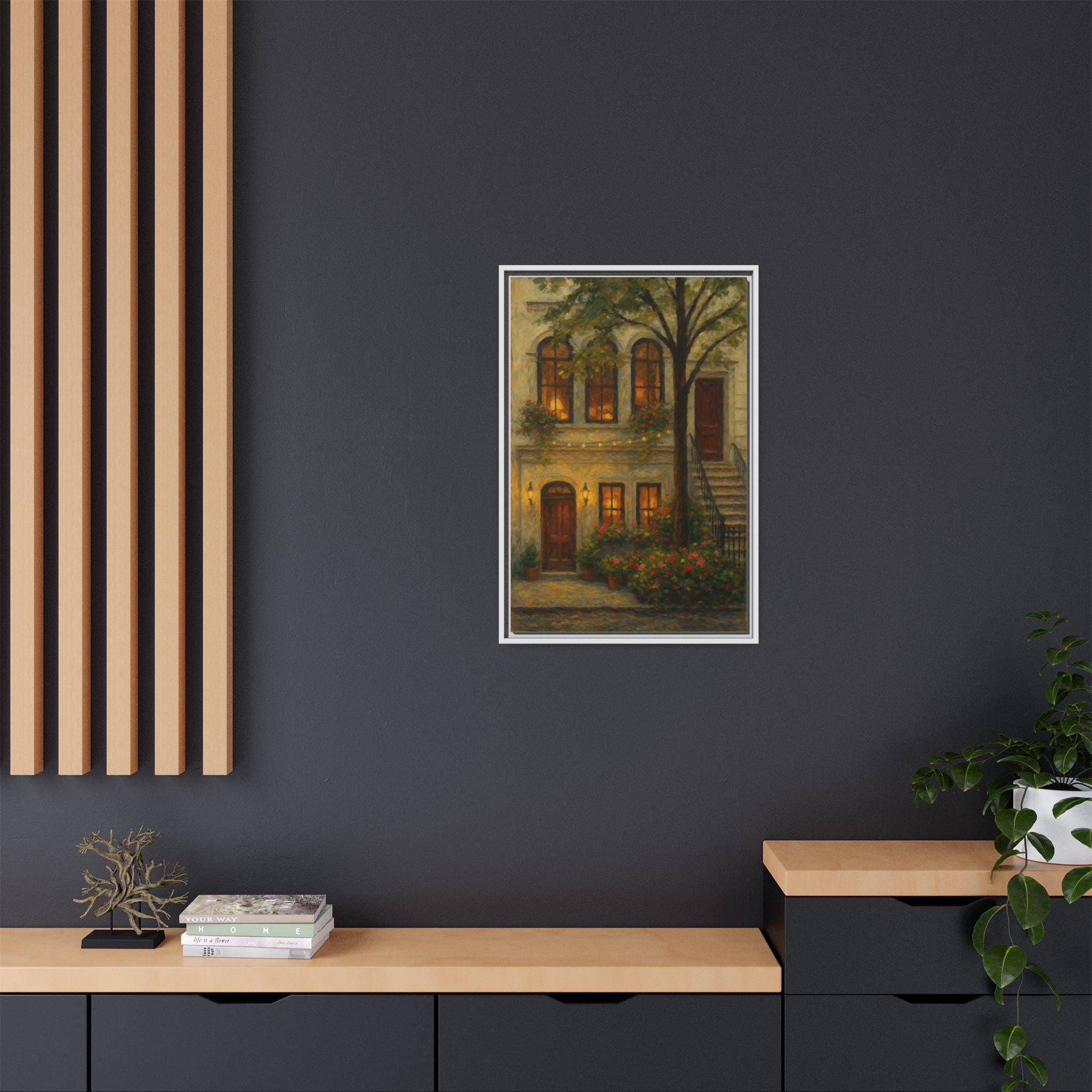 JoJo by Jean-Georges — Restaurant Print | Matte Canvas + Wooden Frame