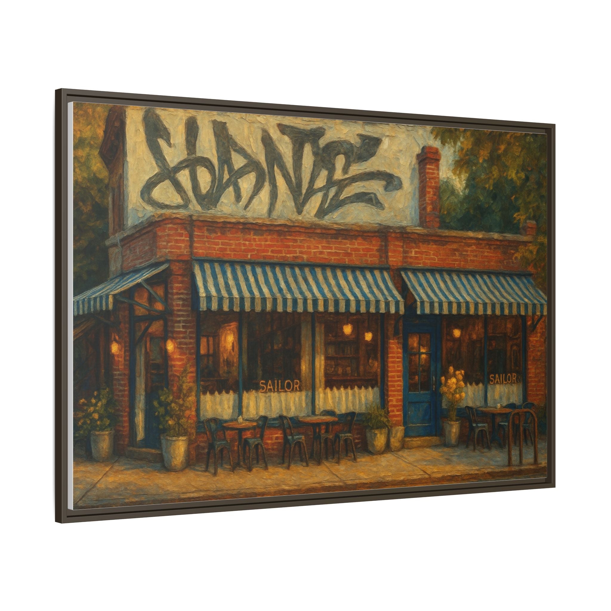 Sailor iconic NYC restaurant painting gallery wall art