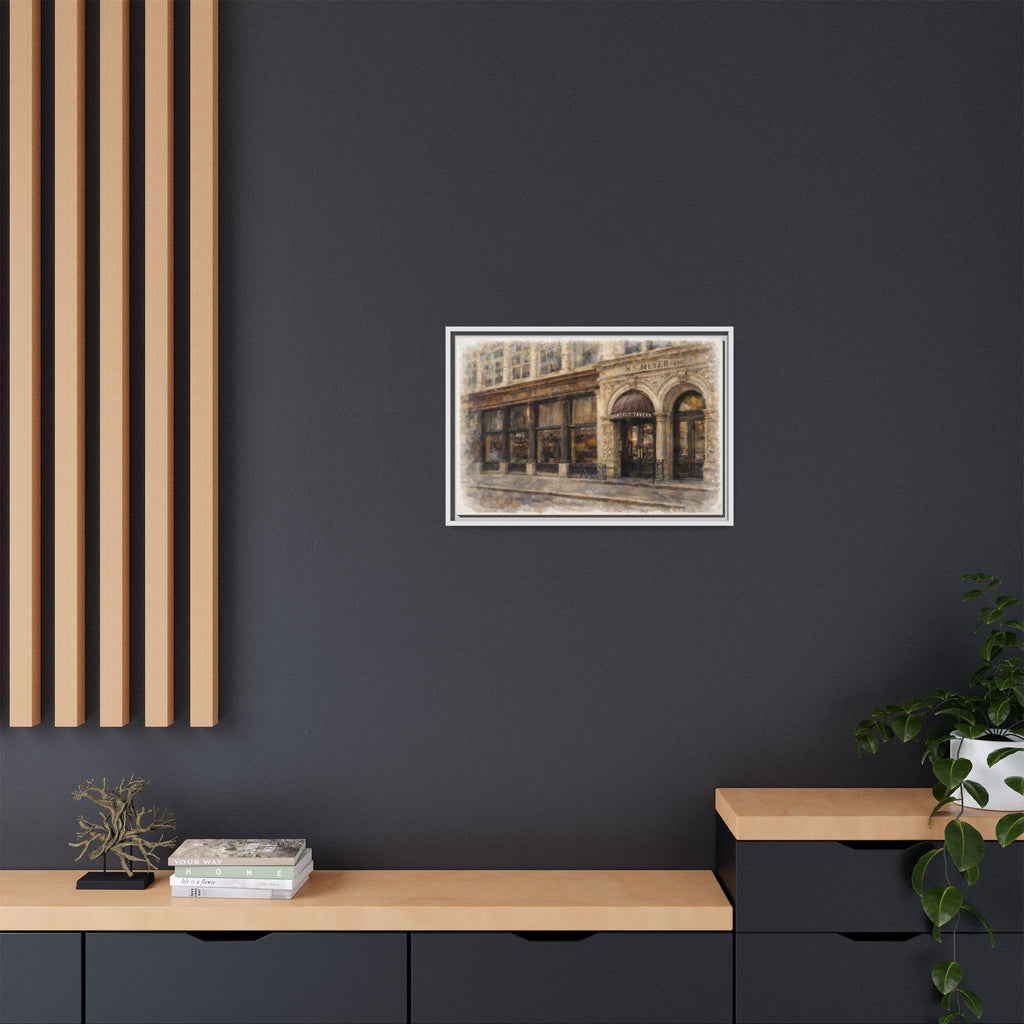Gramercy Tavern — Restaurant Print | Matte Canvas + Wooden Frame