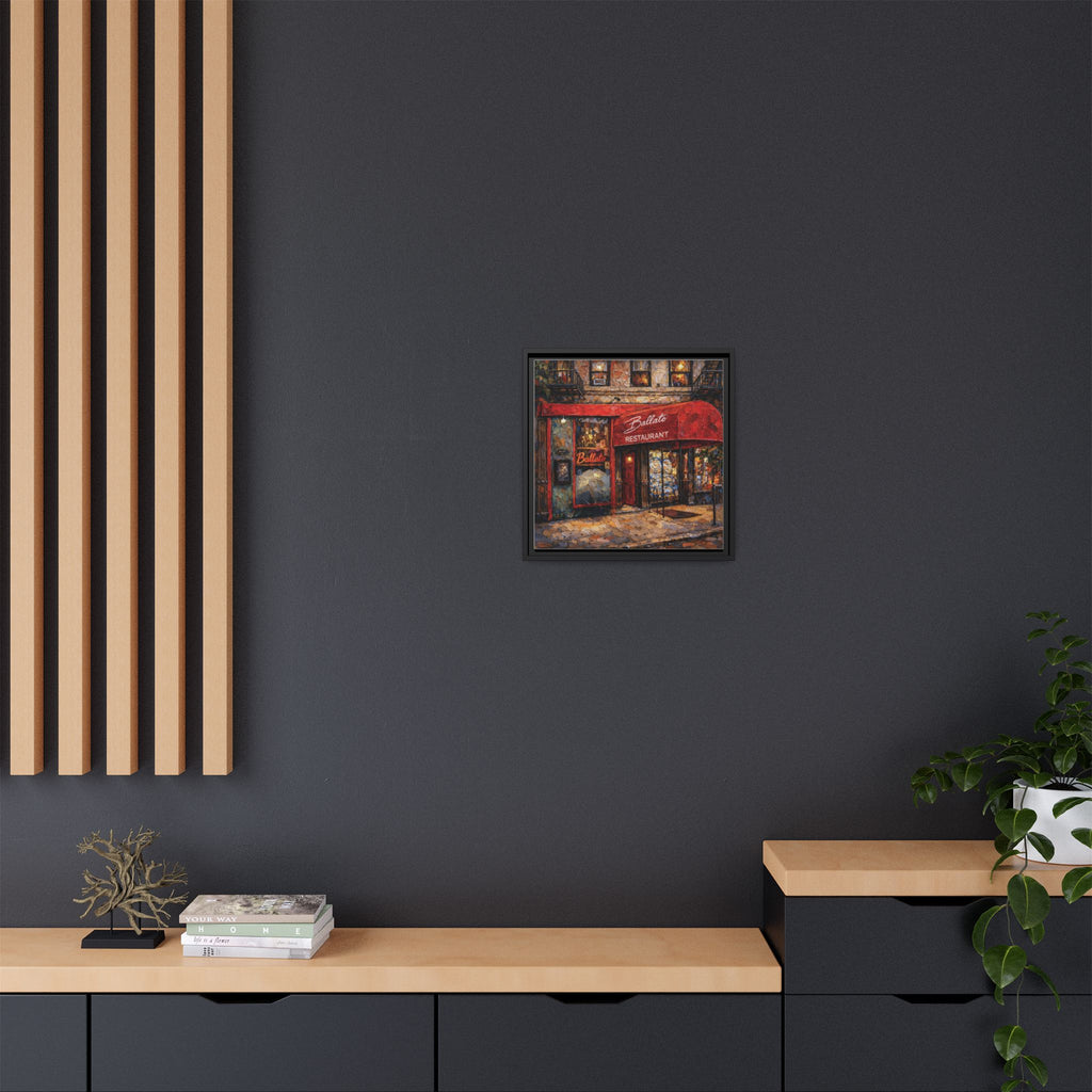 Emilio's Ballato — Restaurant Print | Matte Canvas + Wooden Frame