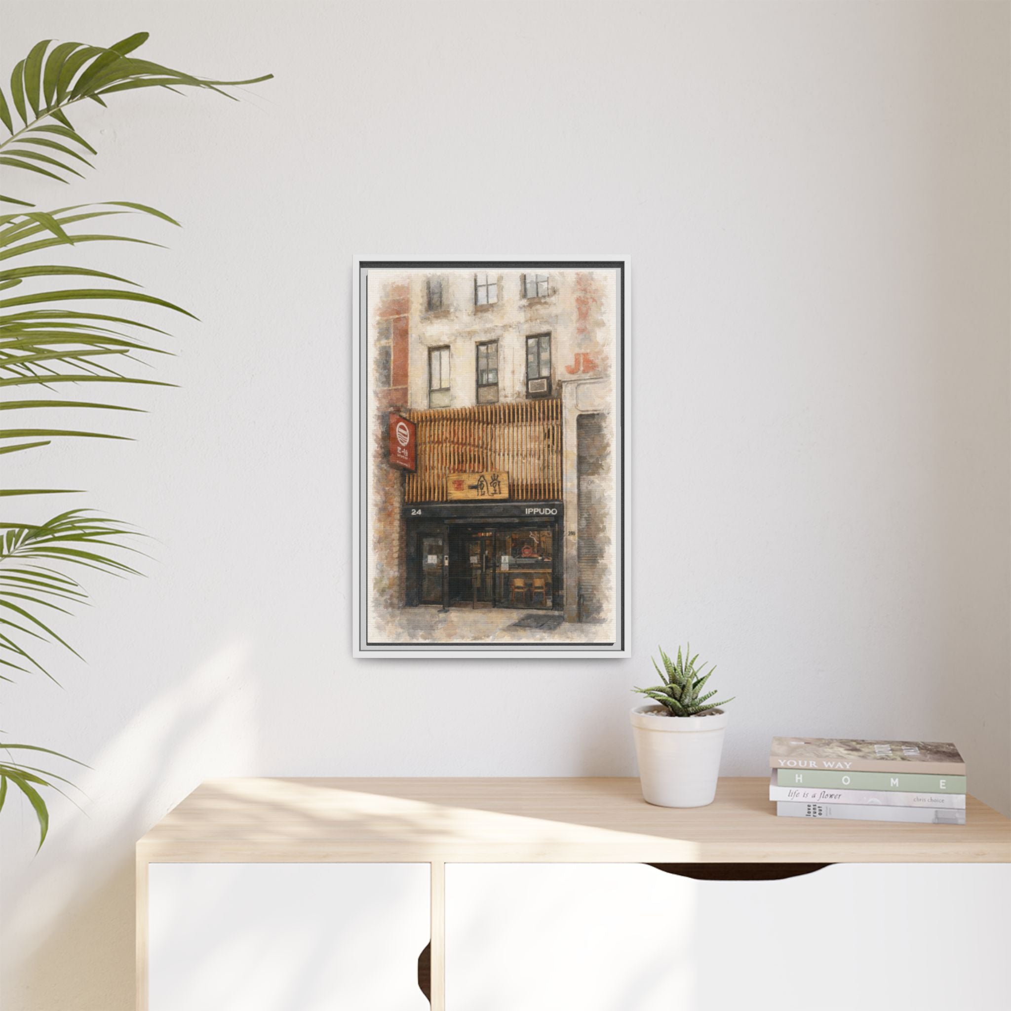 Ippudo classic NYC restaurant poster framed wall art