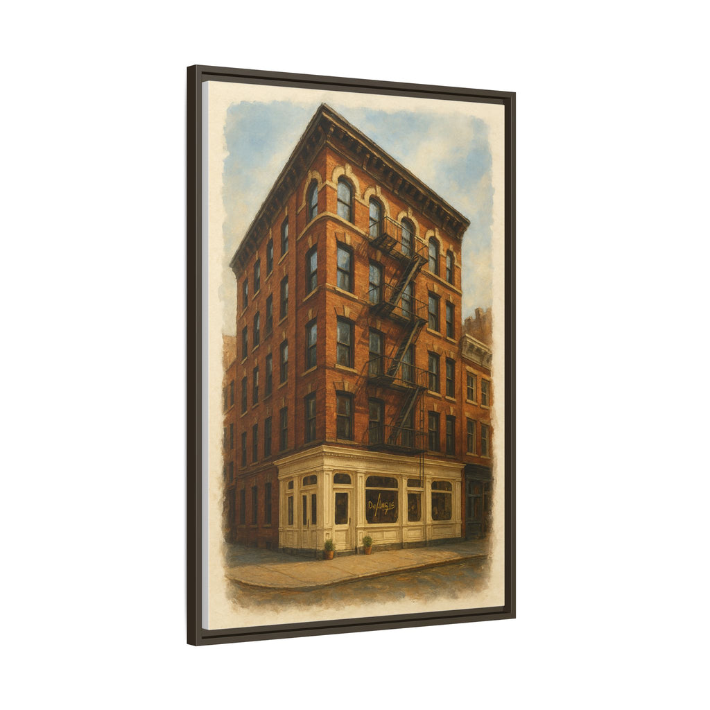 Don Angie — Restaurant Print | Matte Canvas + Wooden Frame