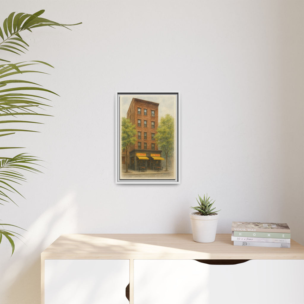 Casa Mono — Restaurant Print | Matte Canvas + Wooden Frame