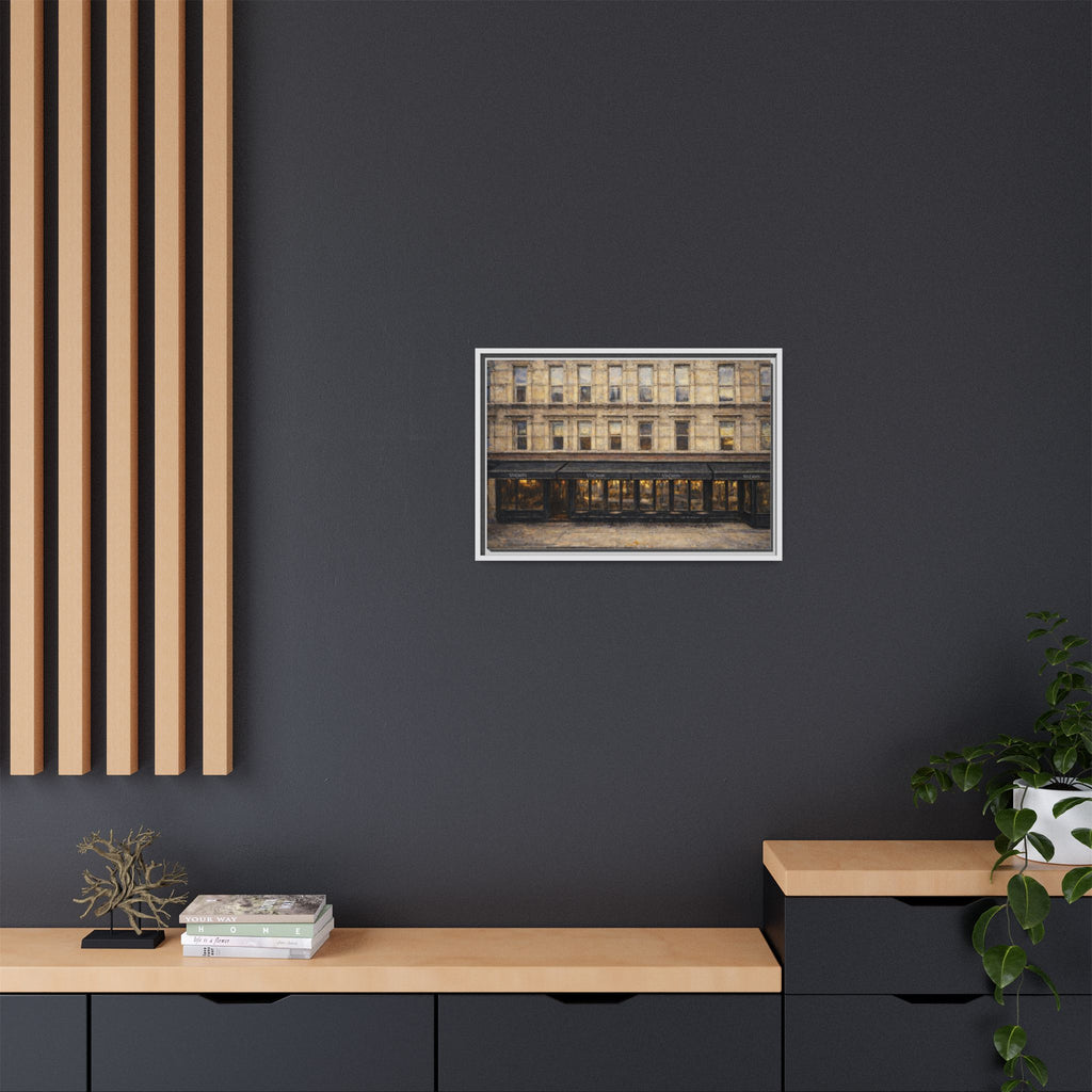Via Carota — Restaurant Print | Matte Canvas + Wooden Frame