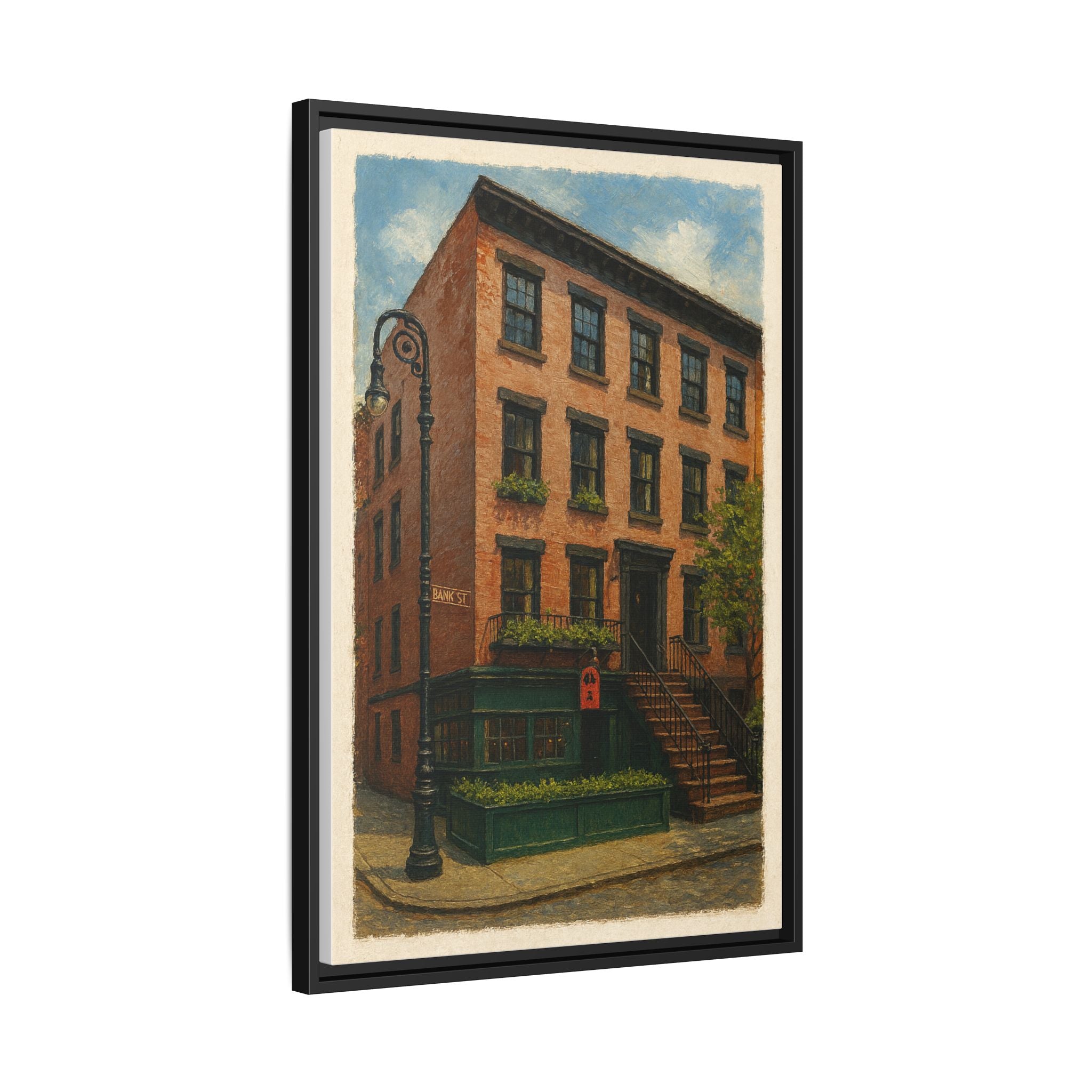 The Waverly Inn II — Restaurant Print | Matte Canvas + Wooden Frame