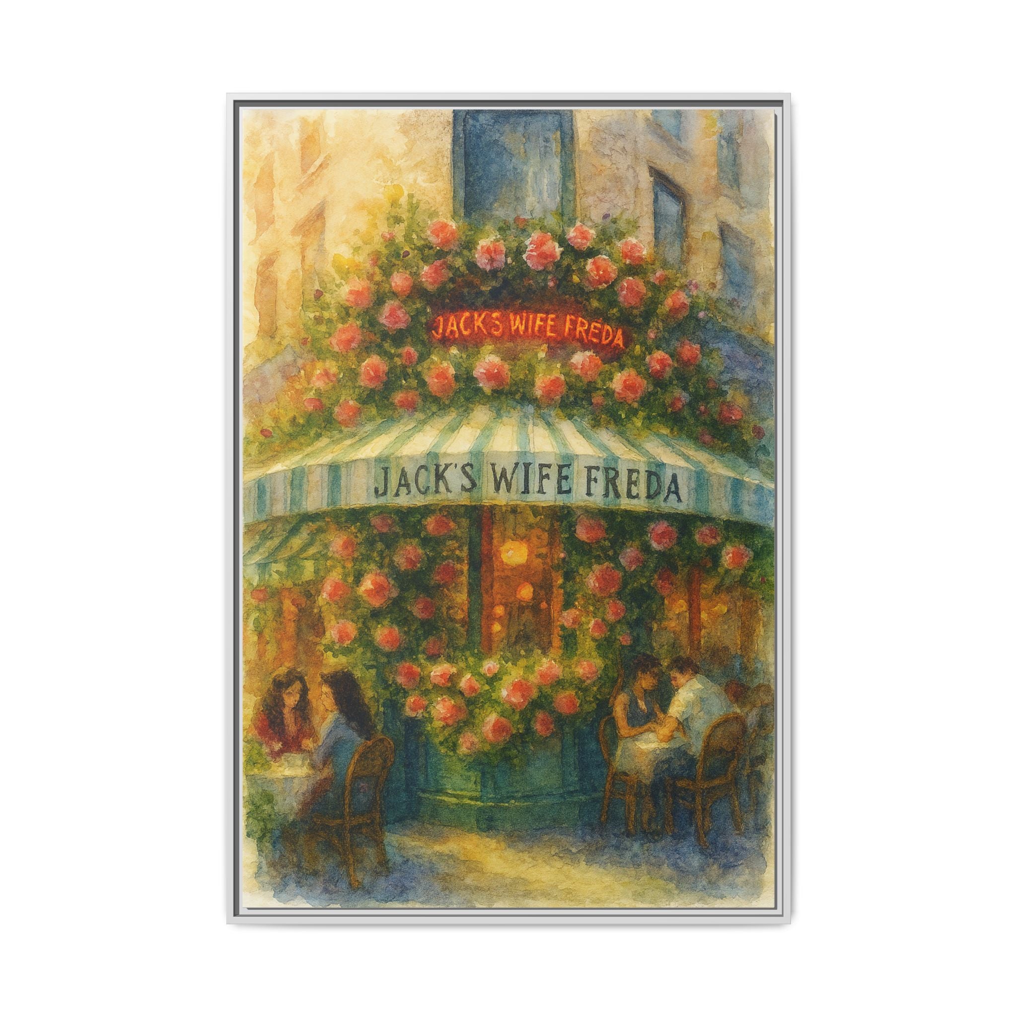 Jack's Wife Freda — Restaurant Print | Matte Canvas + Wooden Frame