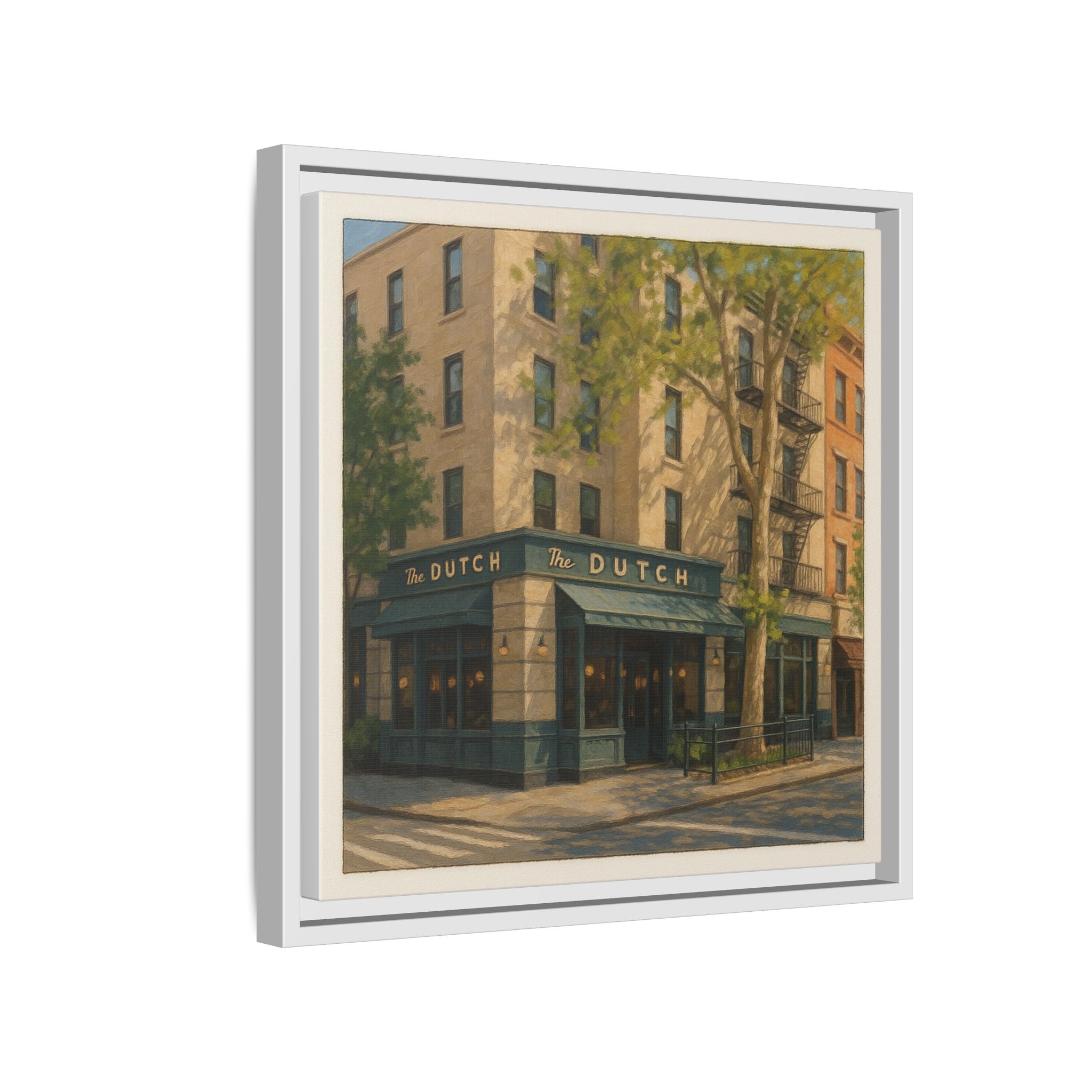 The Dutch — Restaurant Print | Matte Canvas + Wooden Frame