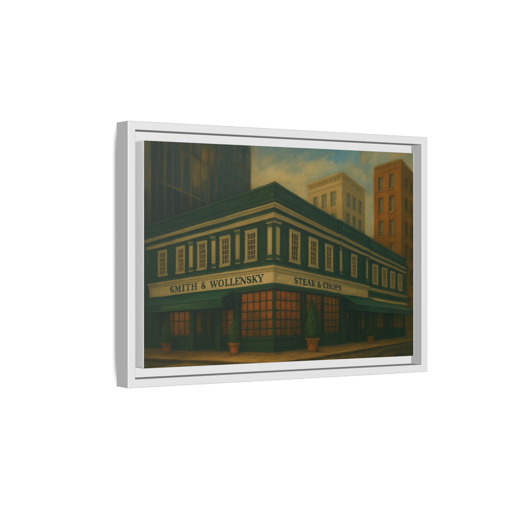 Smith and Wollensky — Restaurant Print | Matte Canvas + Wooden Frame