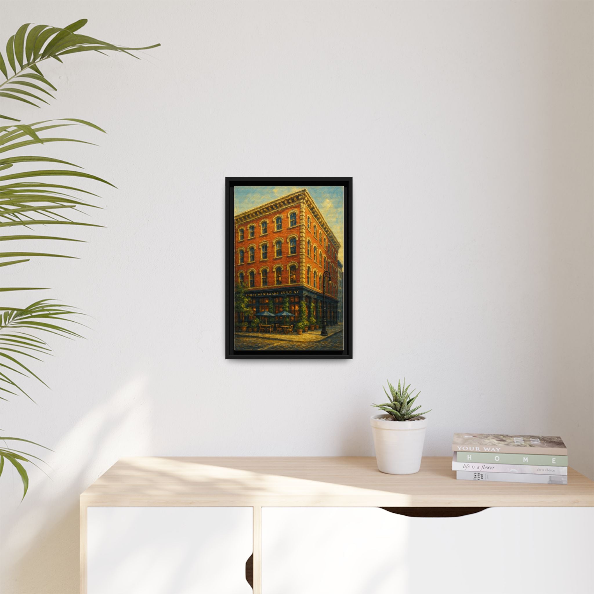La Mercerie at the Guild — Restaurant Print | Matte Canvas + Wooden Frame
