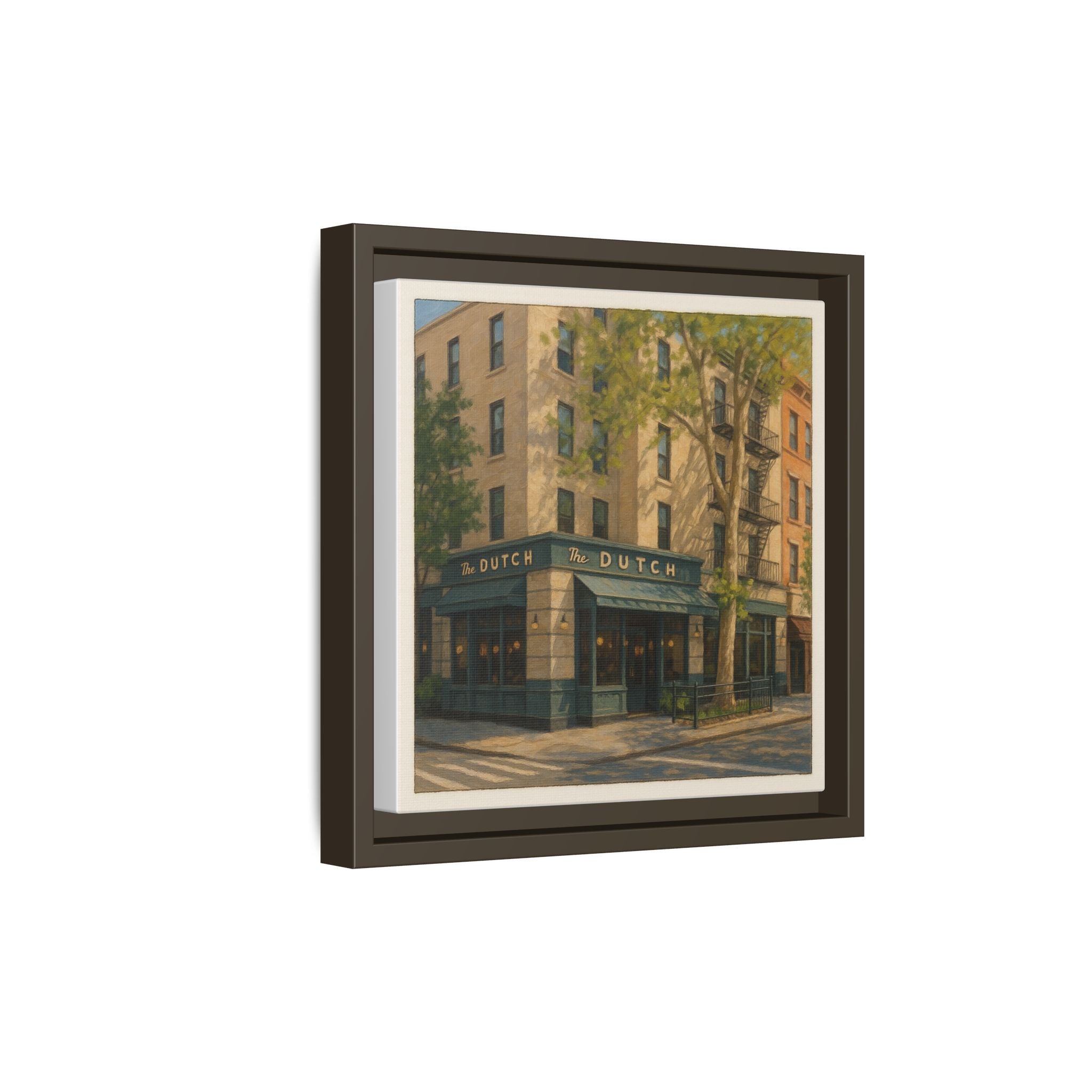 The Dutch — Restaurant Print | Matte Canvas + Wooden Frame