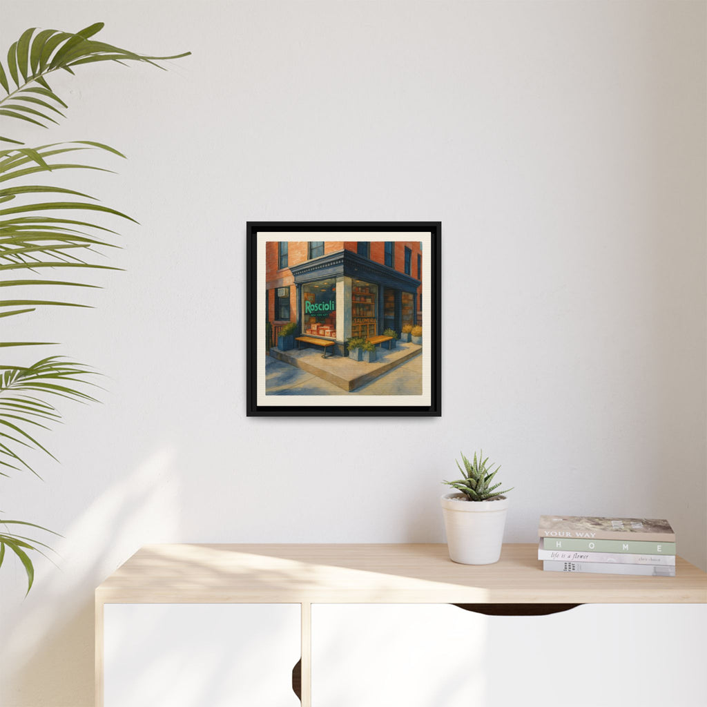 Roscioli Restaurant — Restaurant Print | Matte Canvas + Wooden Frame