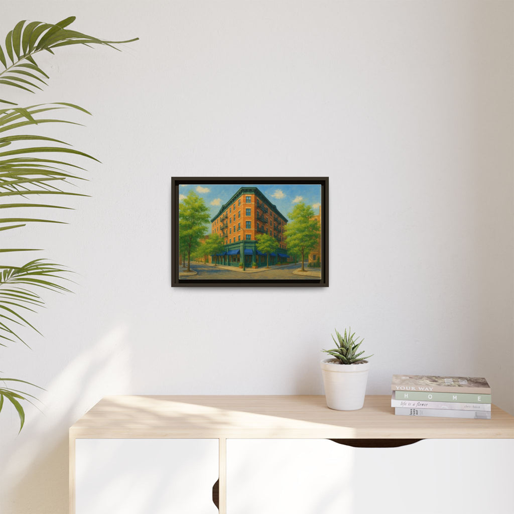 The Mary Lane — Restaurant Print | Matte Canvas + Wooden Frame