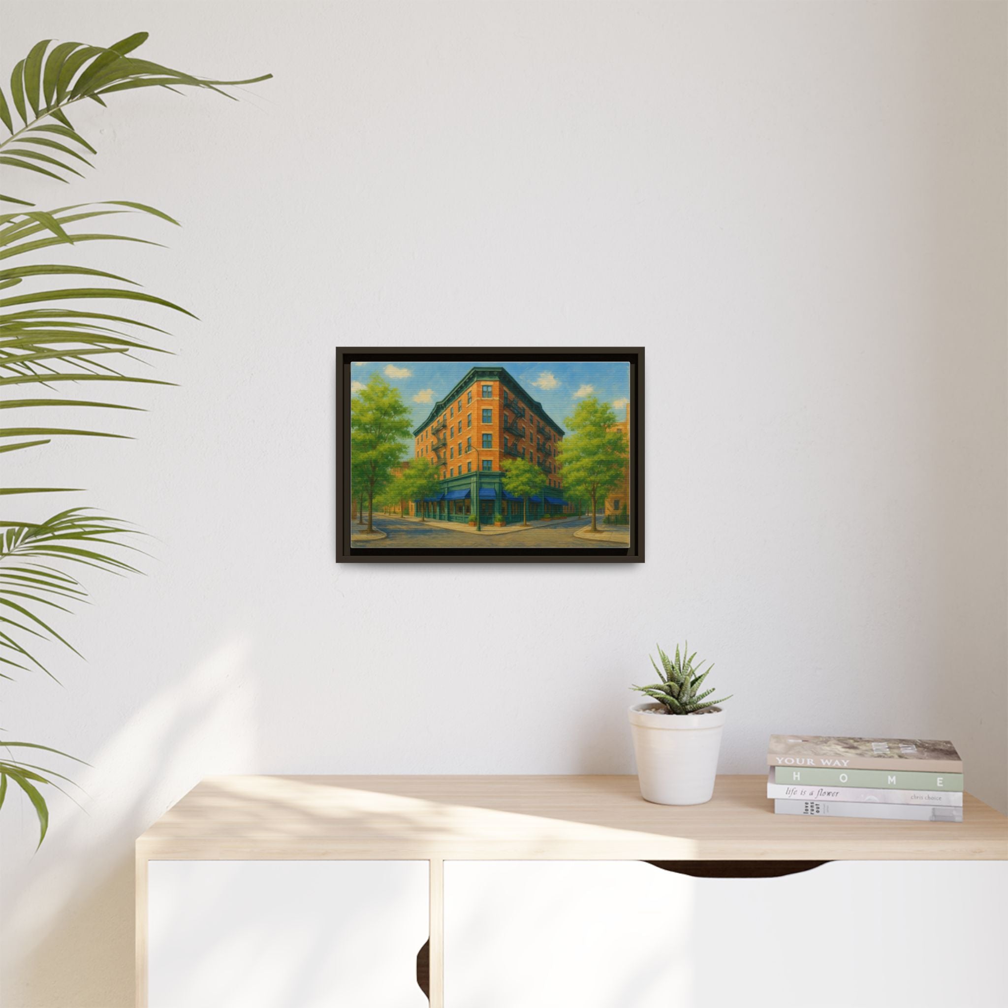 The Mary Lane — Restaurant Print | Matte Canvas + Wooden Frame