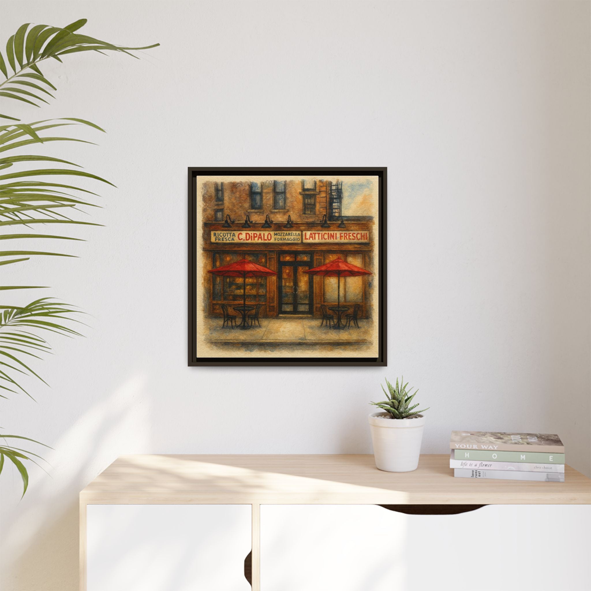 C Di Palo restaurant painting engagement gift NYC dining