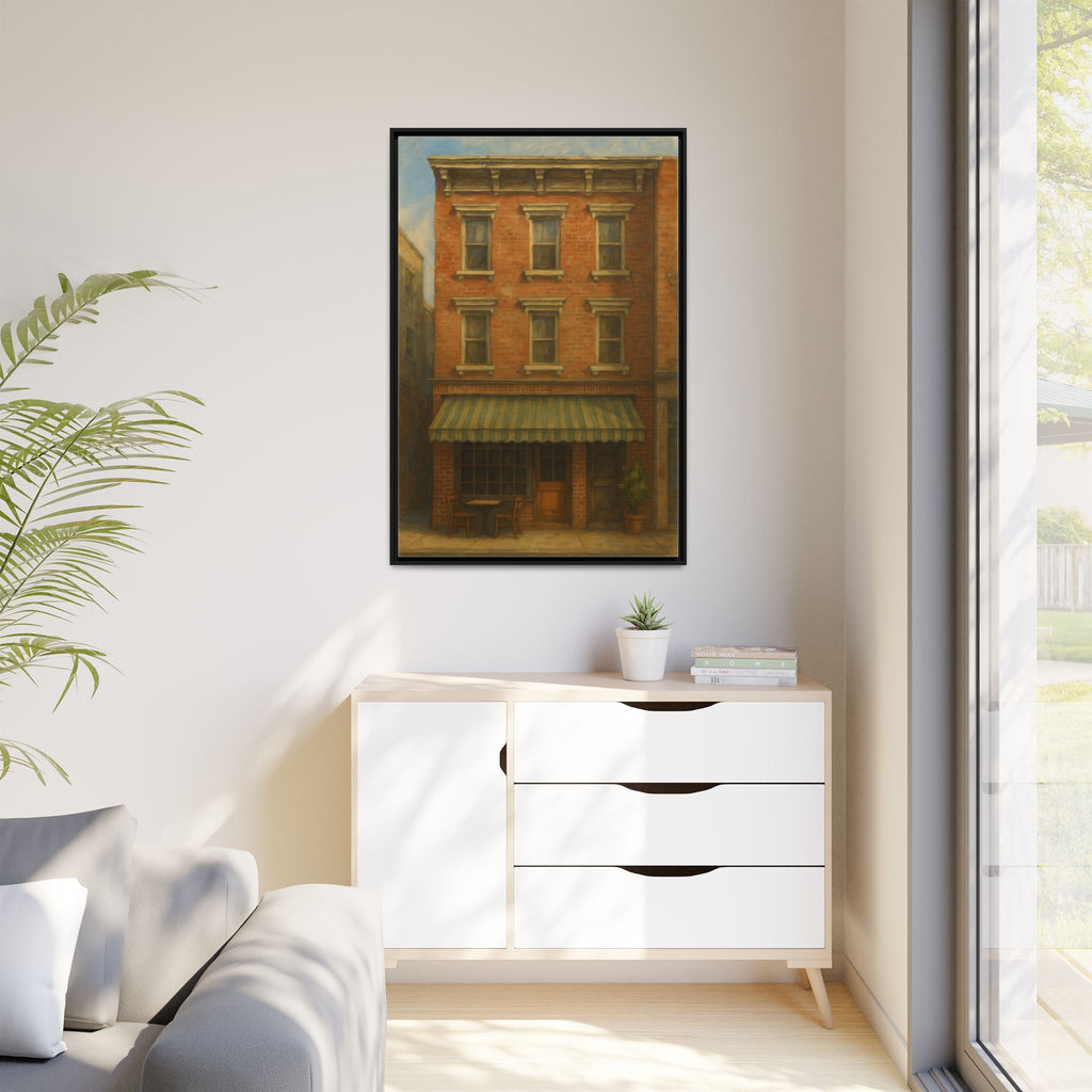 Lucali Pizzeria — Restaurant Print | Matte Canvas + Wooden Frame