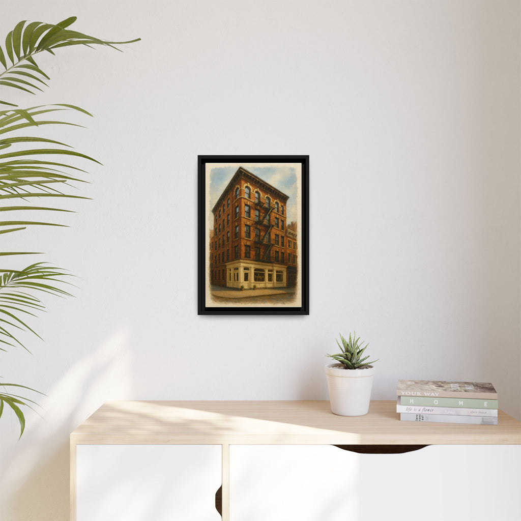 Don Angie — Restaurant Print | Matte Canvas + Wooden Frame