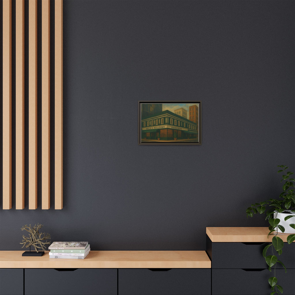 Smith and Wollensky — Restaurant Print | Matte Canvas + Wooden Frame