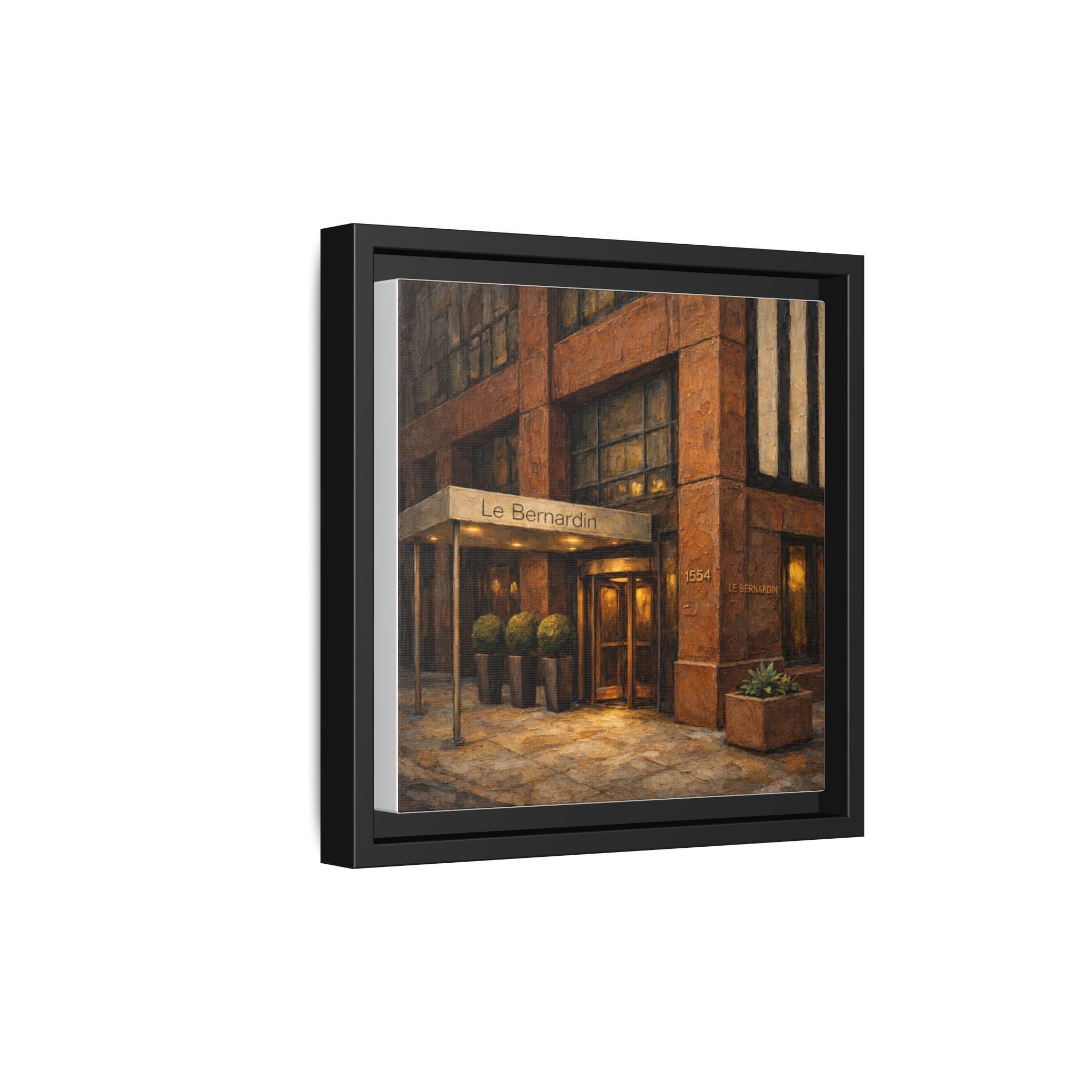 Le Bernardin — Restaurant Print | Matte Canvas + Wooden Frame