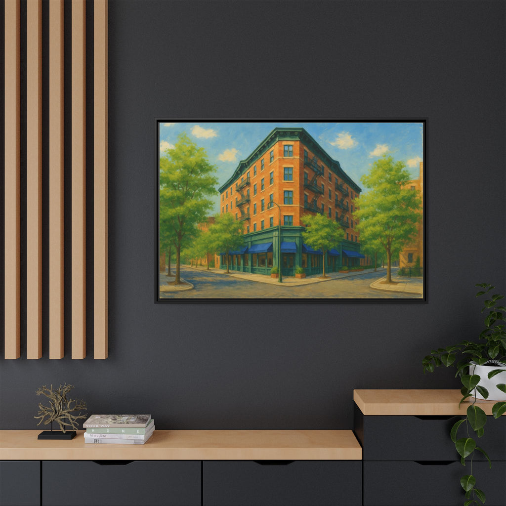 The Mary Lane — Restaurant Print | Matte Canvas + Wooden Frame