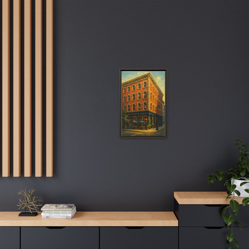 La Mercerie at the Guild — Restaurant Print | Matte Canvas + Wooden Frame