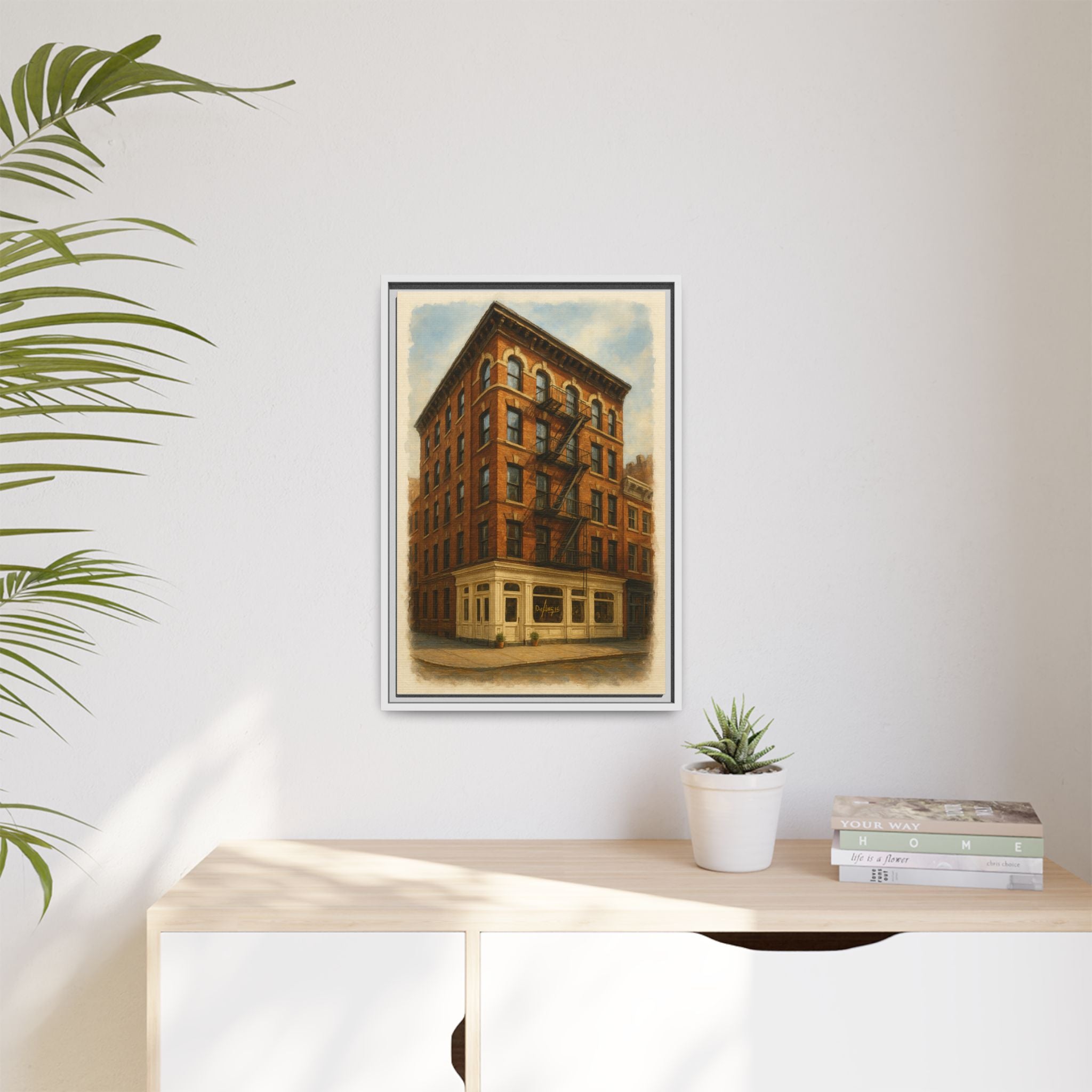 Don Angie — Restaurant Print | Matte Canvas + Wooden Frame